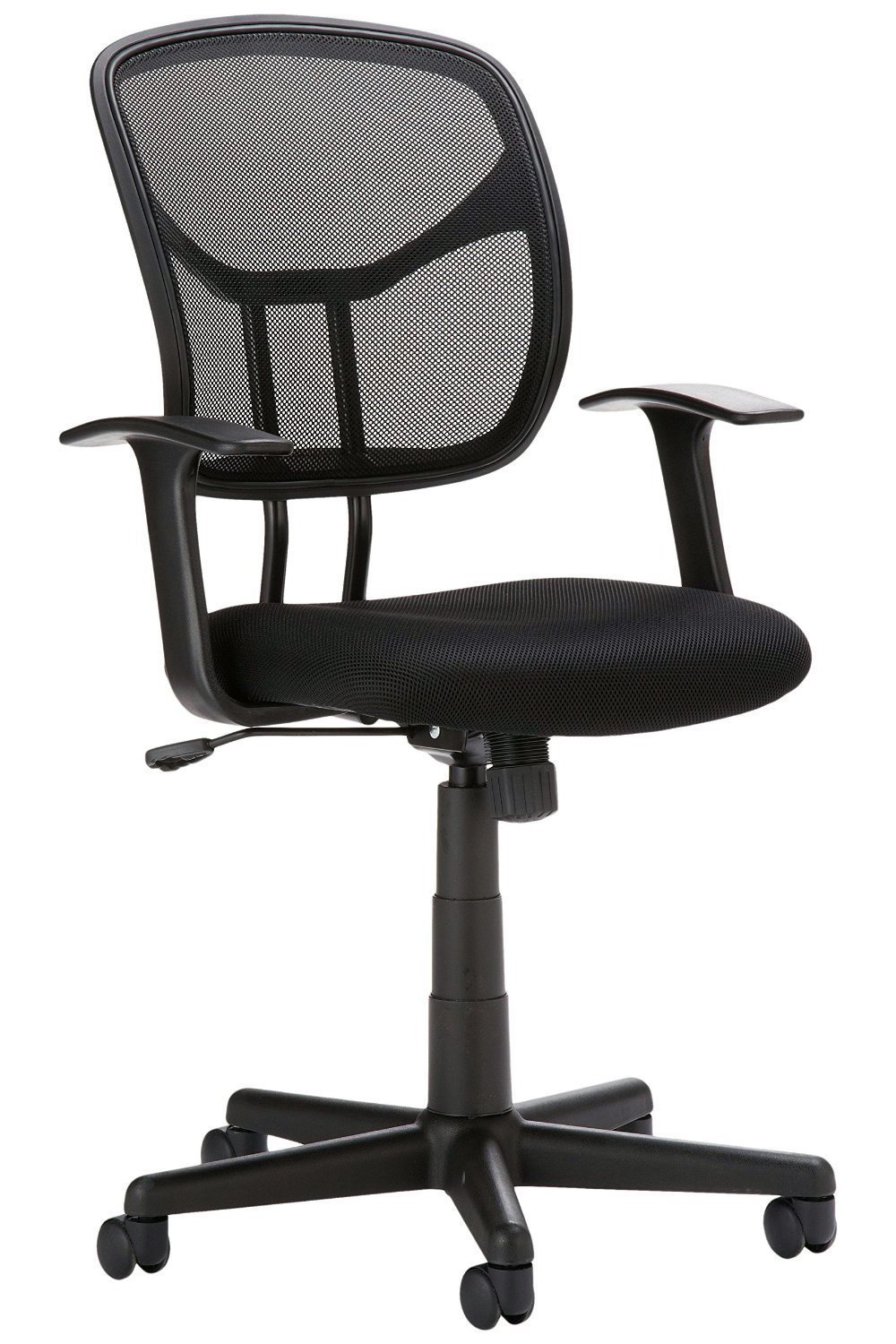 Mid-back black Amazon office chair