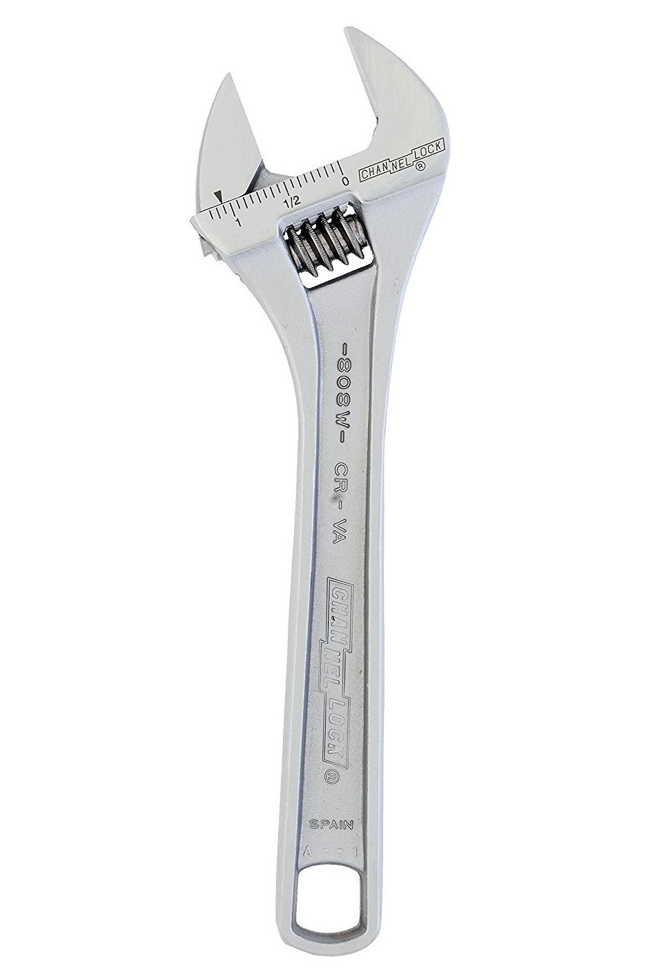 Channellock 808W 8-Inch Adjustable Wide Wrench
