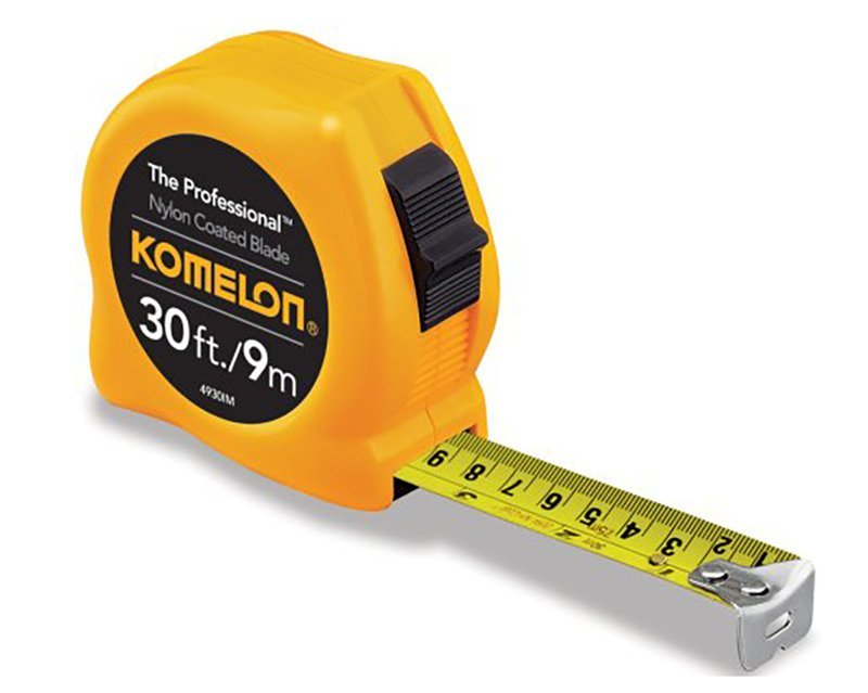 Komelon 4930IM The Professional 30-Foot Inch/Metric Scale Power Tape