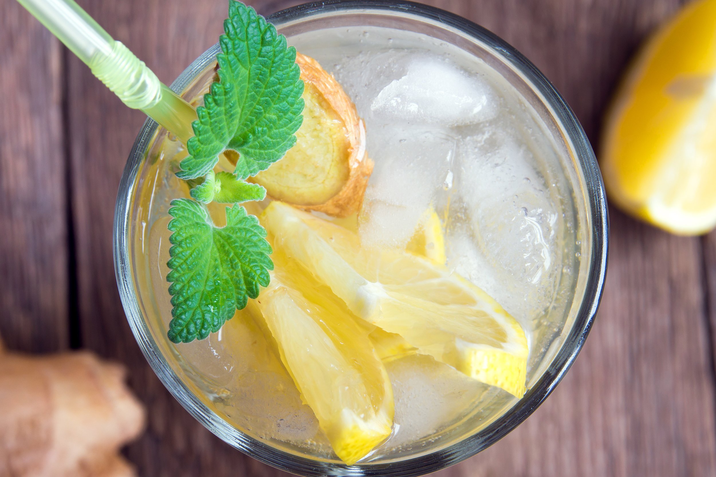 Sparkling Ginger Lemonade