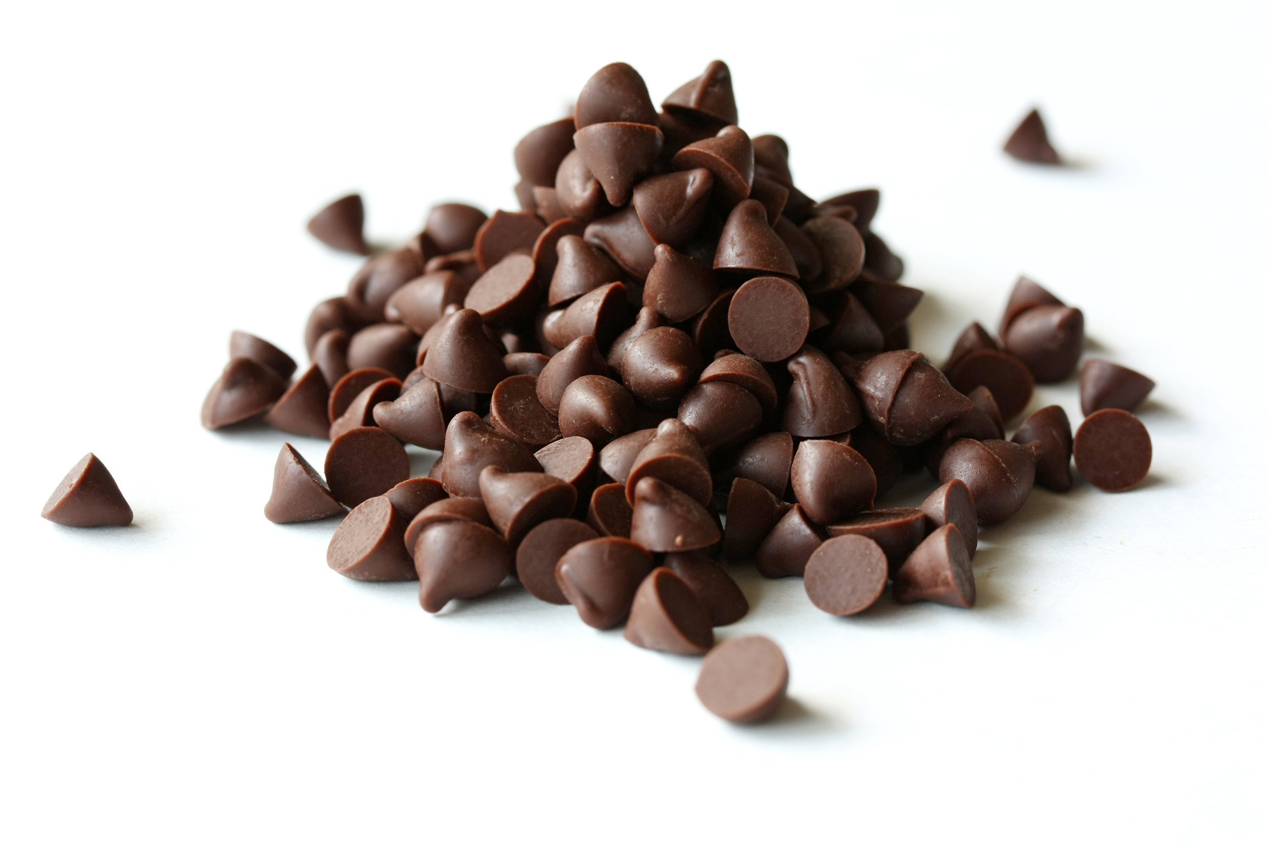 Pile of chocolate chips