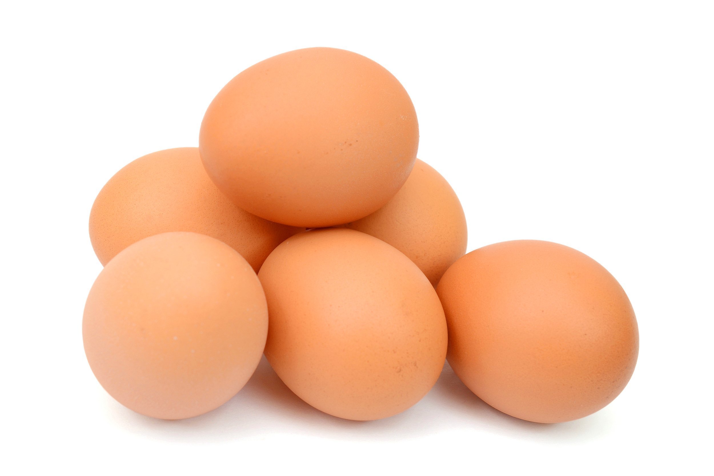 Fresh brown eggs