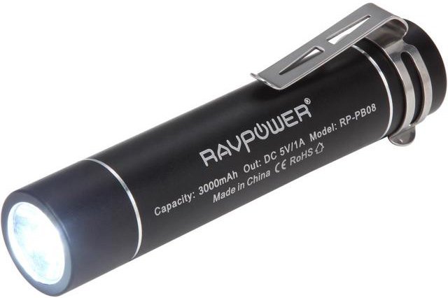 RAVPower Portable Charger with Flashlight