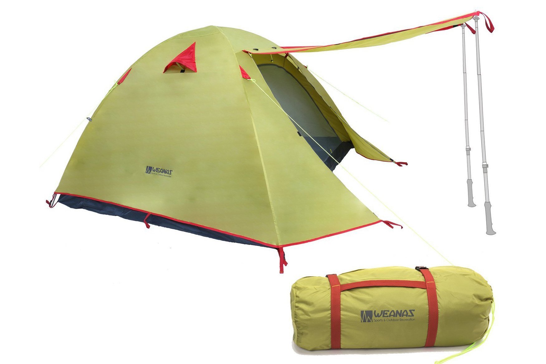 Weanas Waterproof Backpacking Aluminum Outdoor