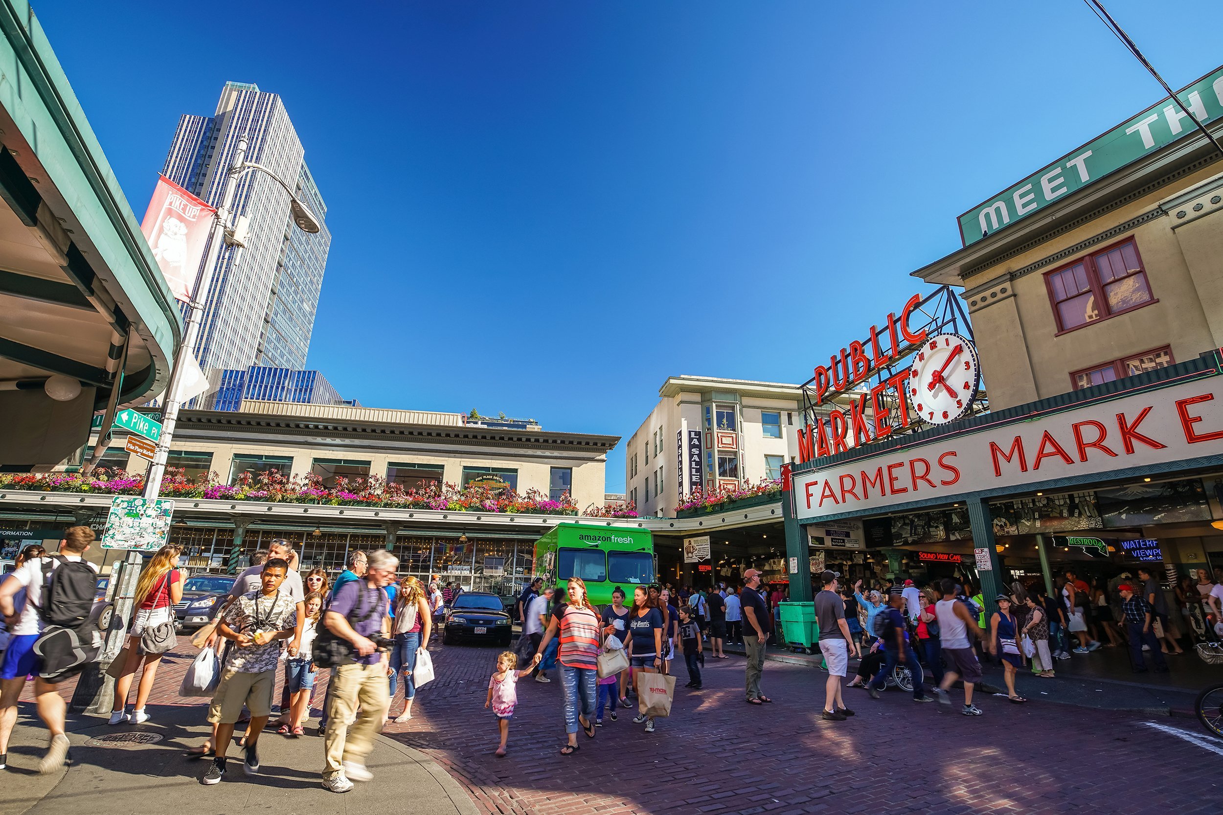 Pike Place Market in Seattle, WA