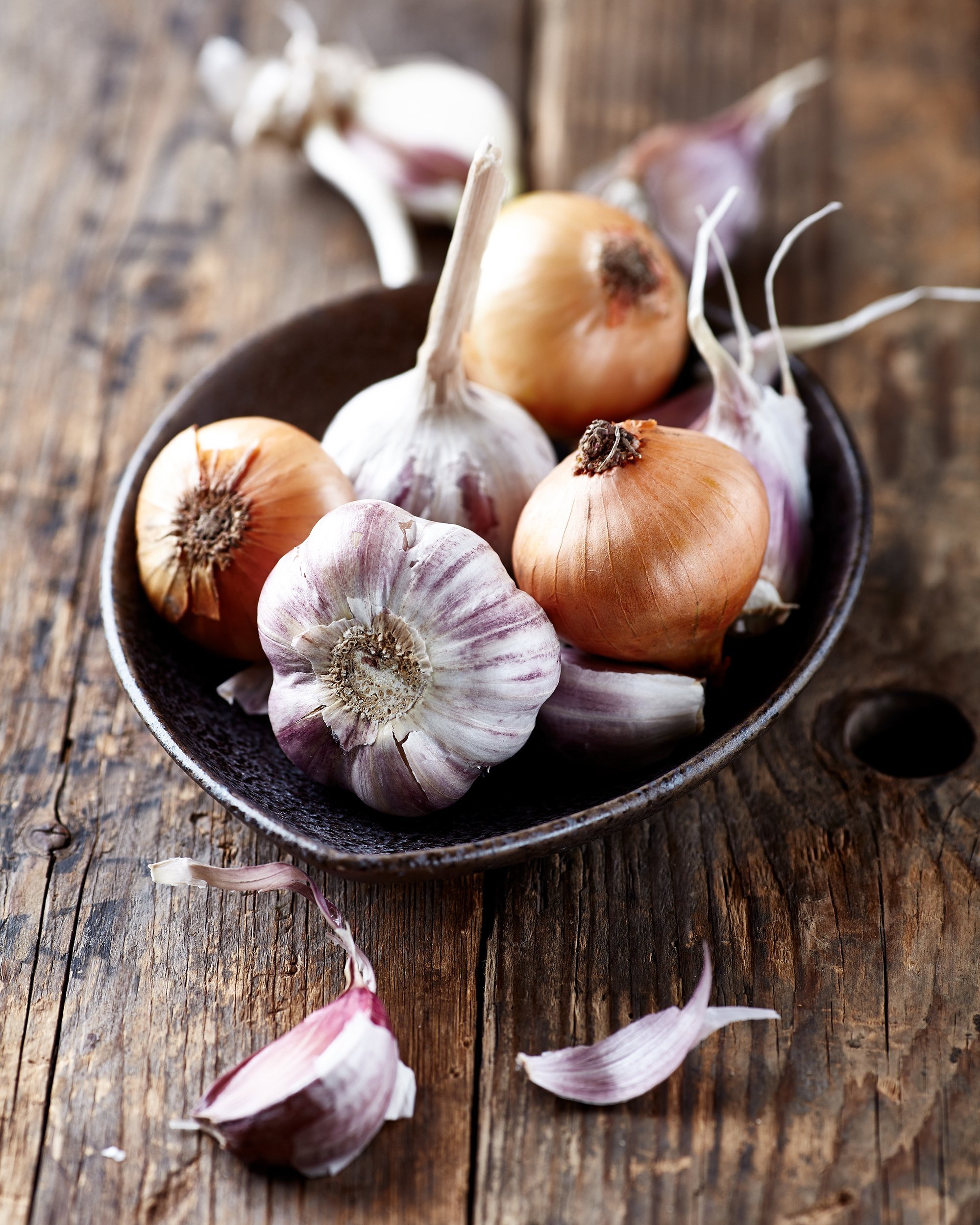 Onions and Garlic