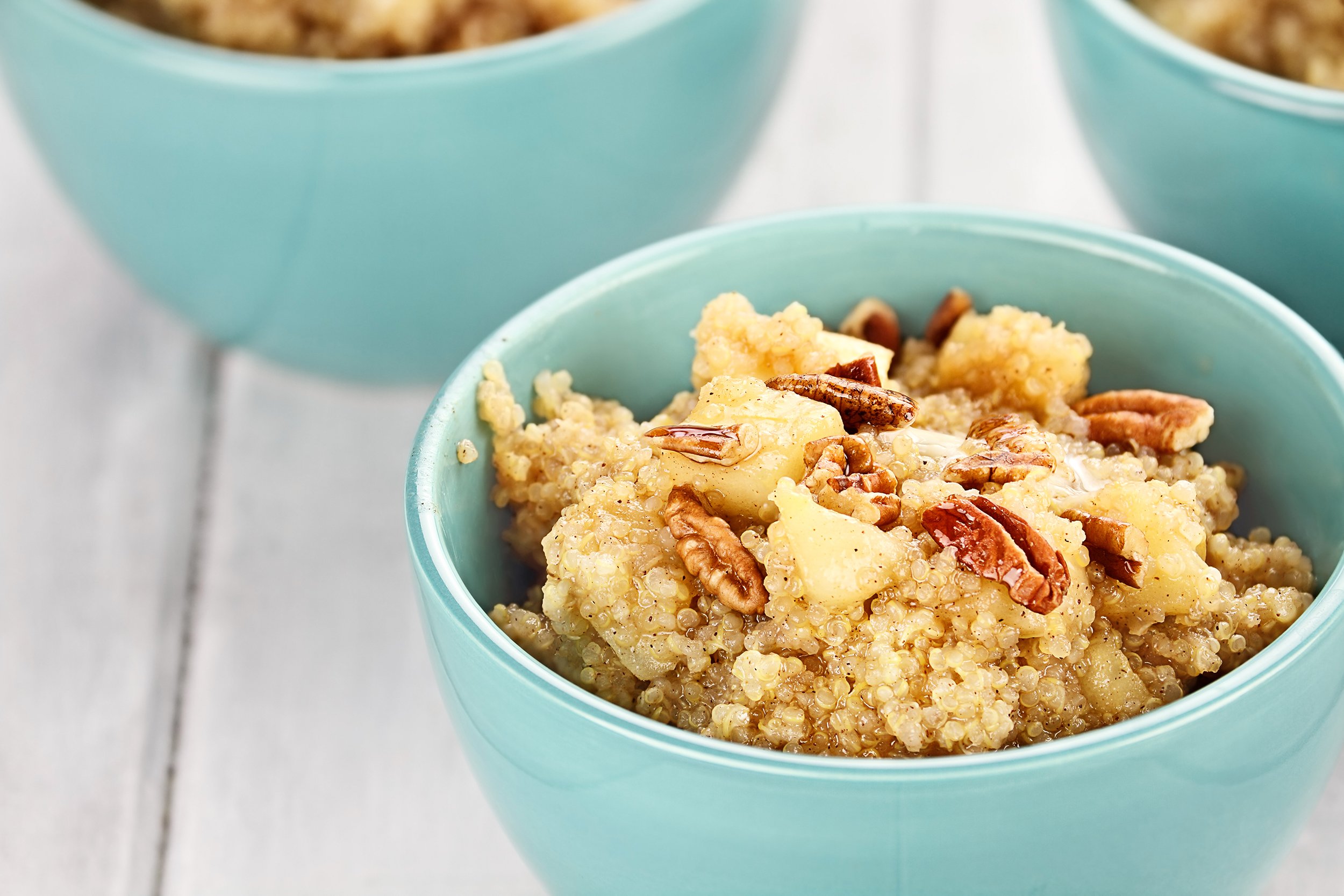 Breakfast Quinoa with Almond Milk