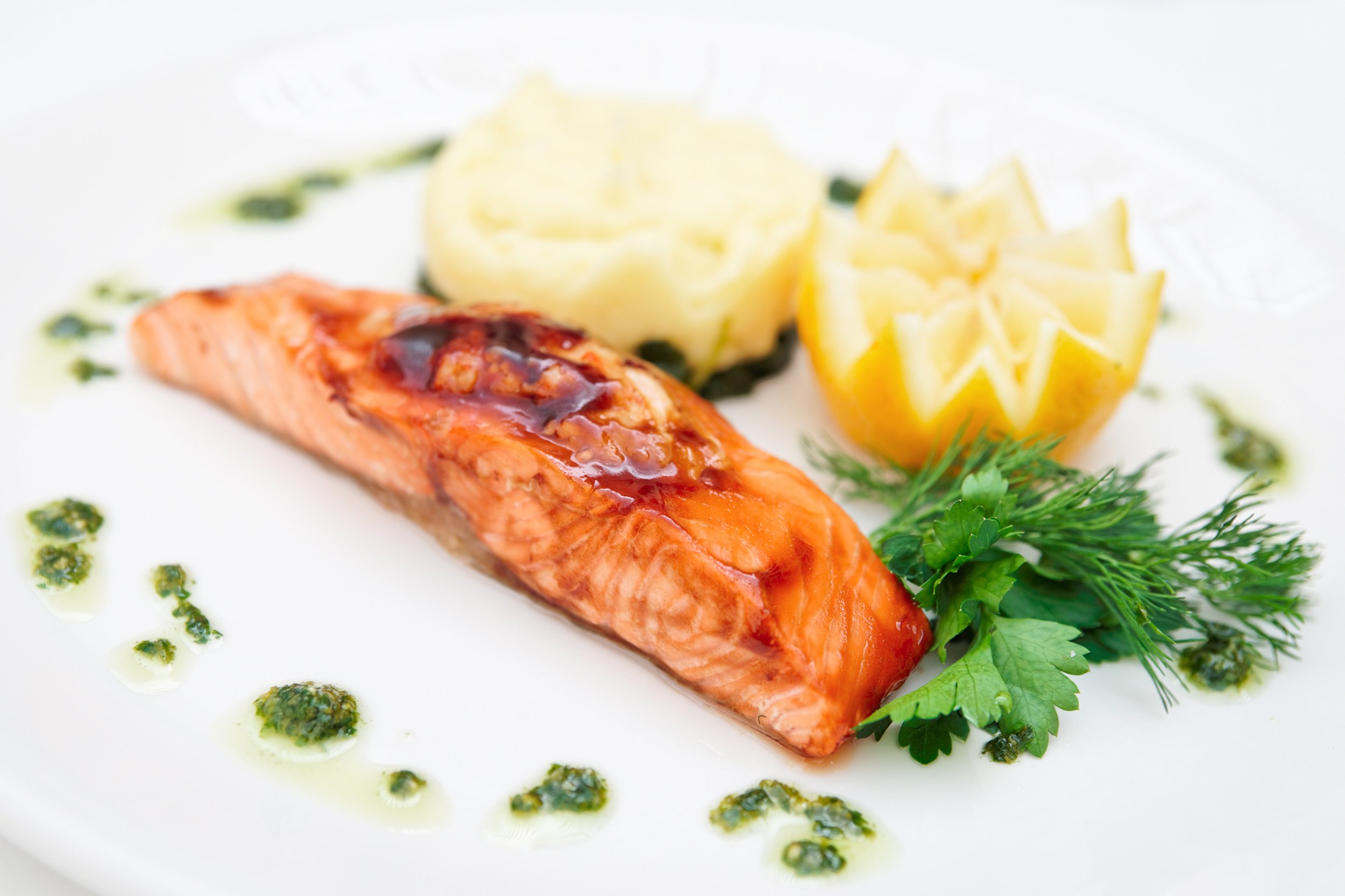 Maple Cardamom Glazed Salmon