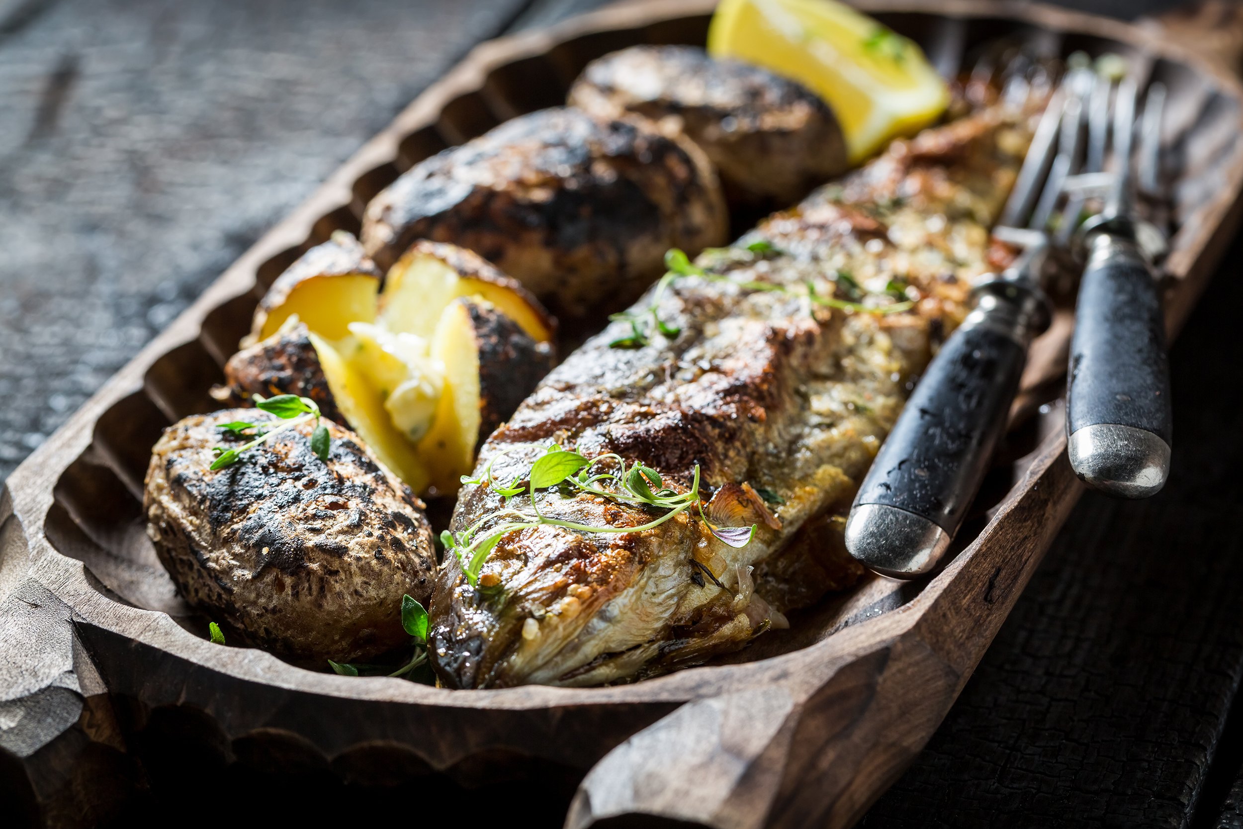 Trout with Maple-Sage Butter