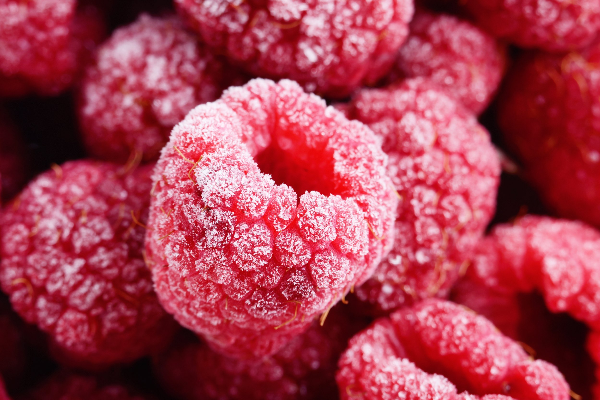 frozen raspberries