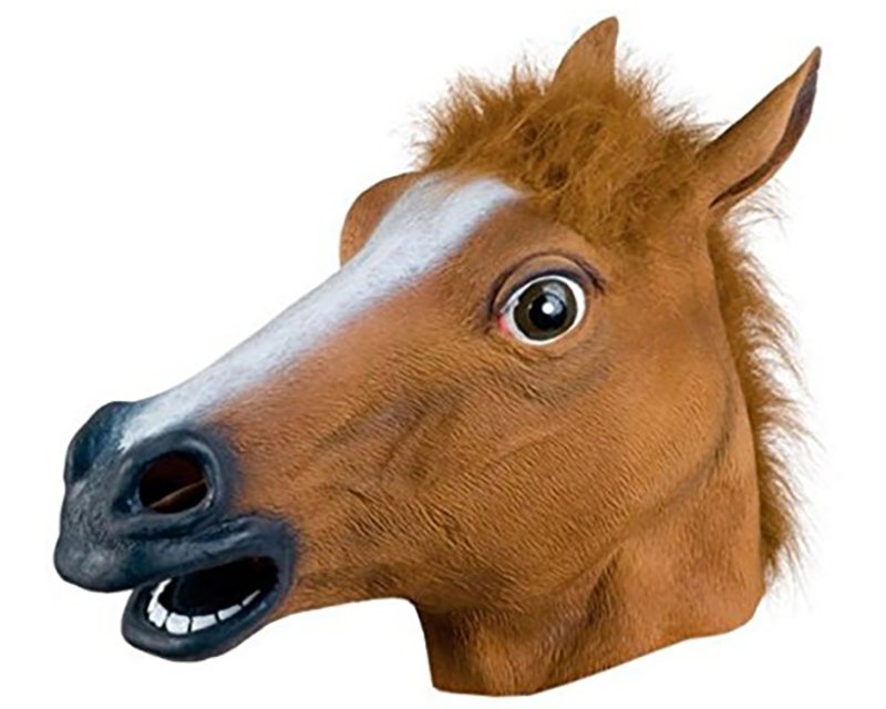 KINGMYS Horse Fantastic Whimsey Costume Party Decoration Latex Mark