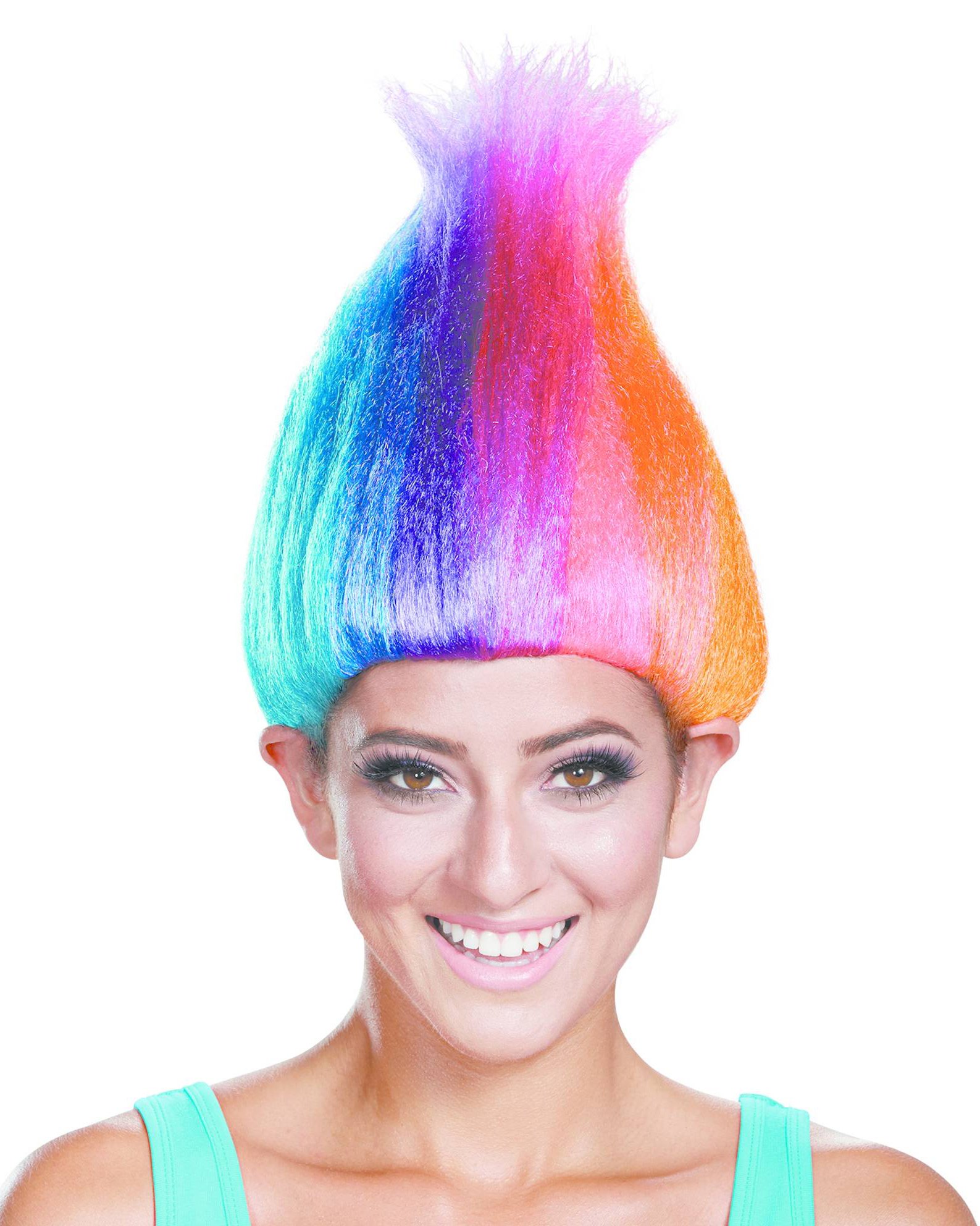 Adult Trolls Rainbow Wig