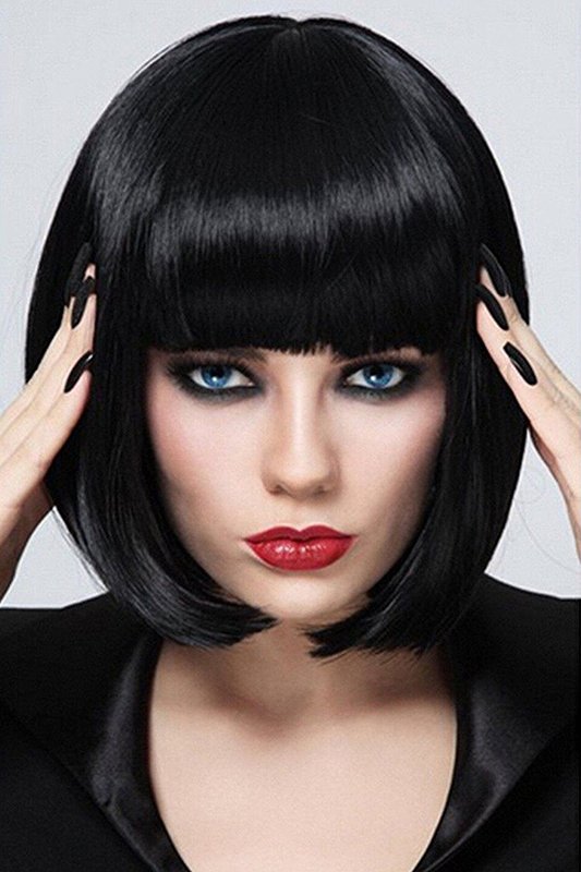 Short Bob Wigs Black Wig for Women