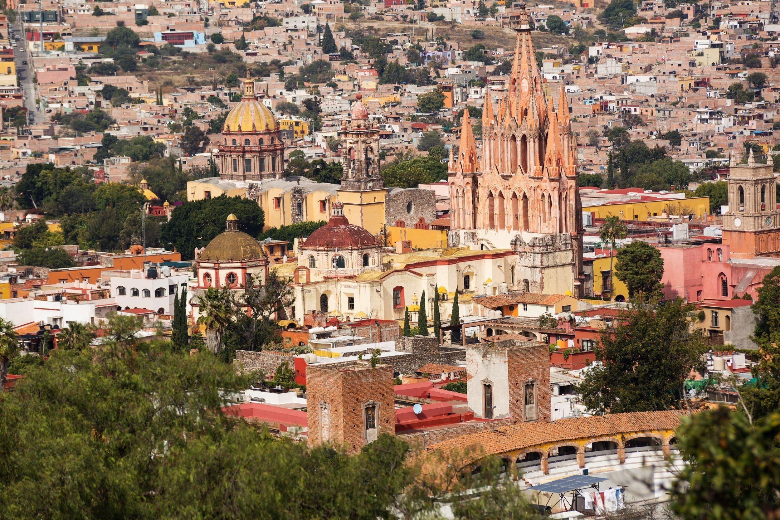 center of San Miguel de Allende, Guanajuato, Mexico