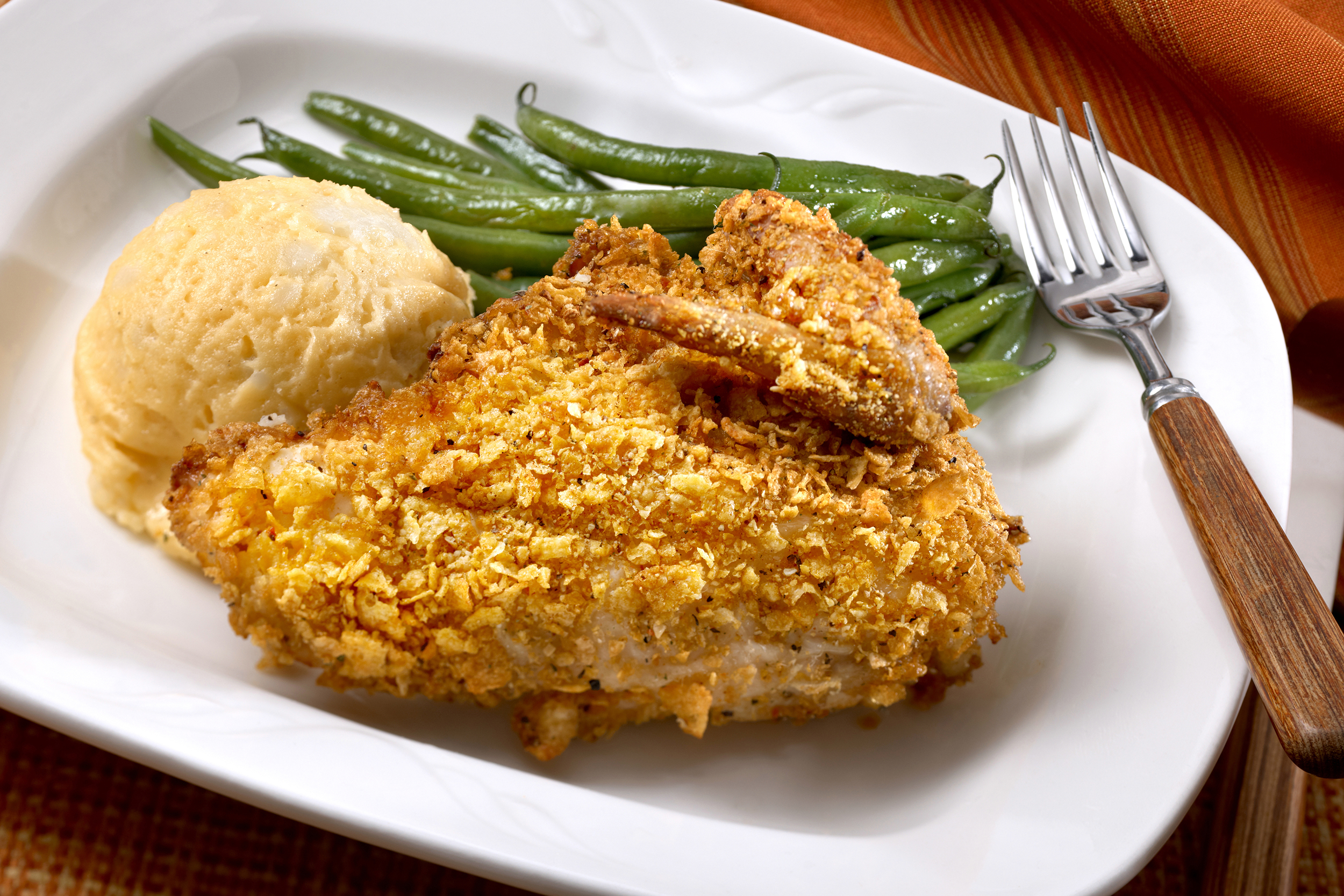 Crusted chicken