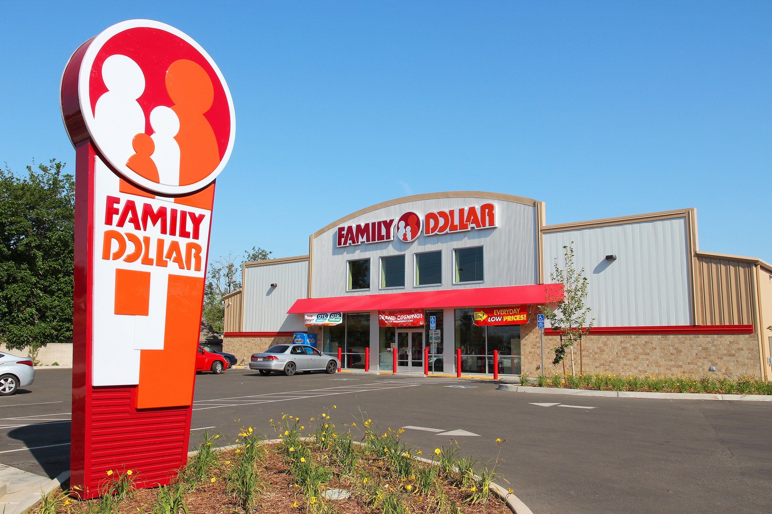 Family Dollar store in Fresno, California
