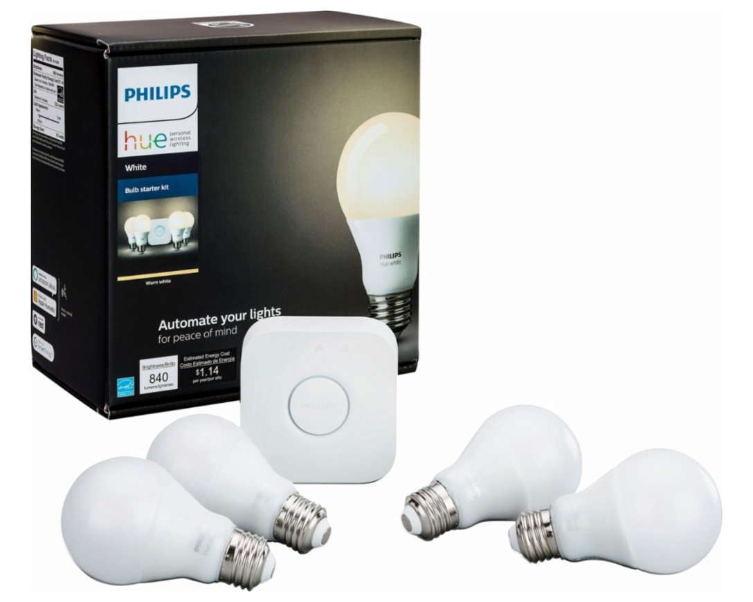 Philips Hue White A19 Starter Kit