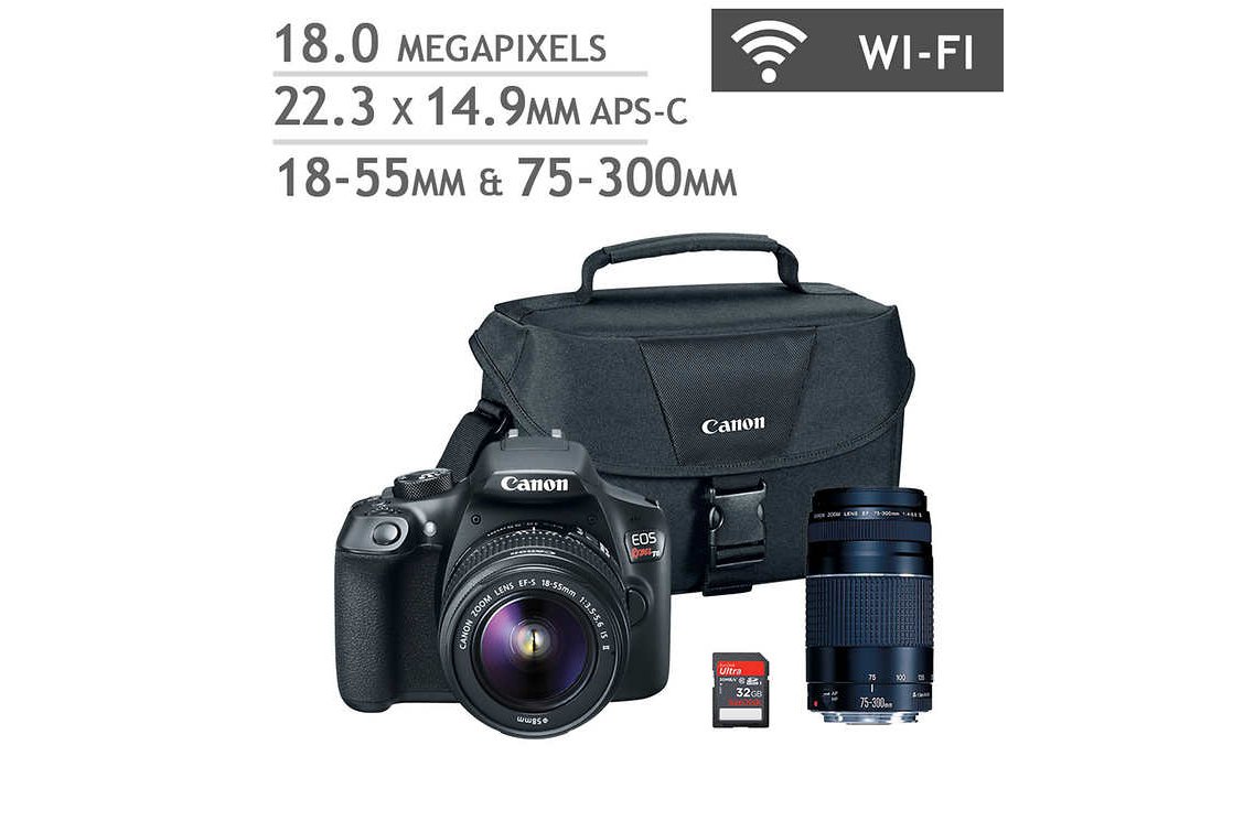 Canon EOS Rebel DSLR Bundle