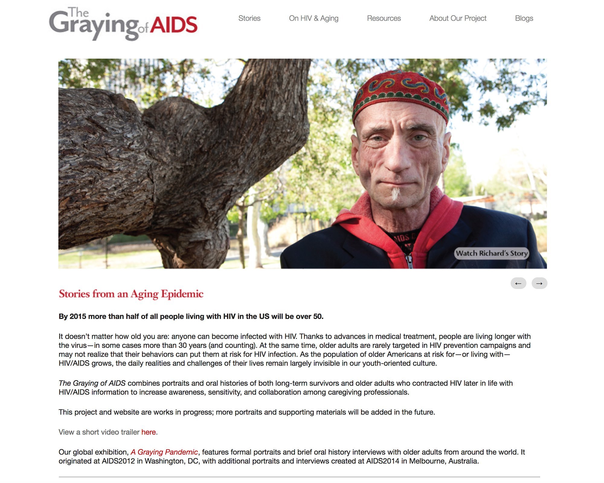 The Graying of AIDS
