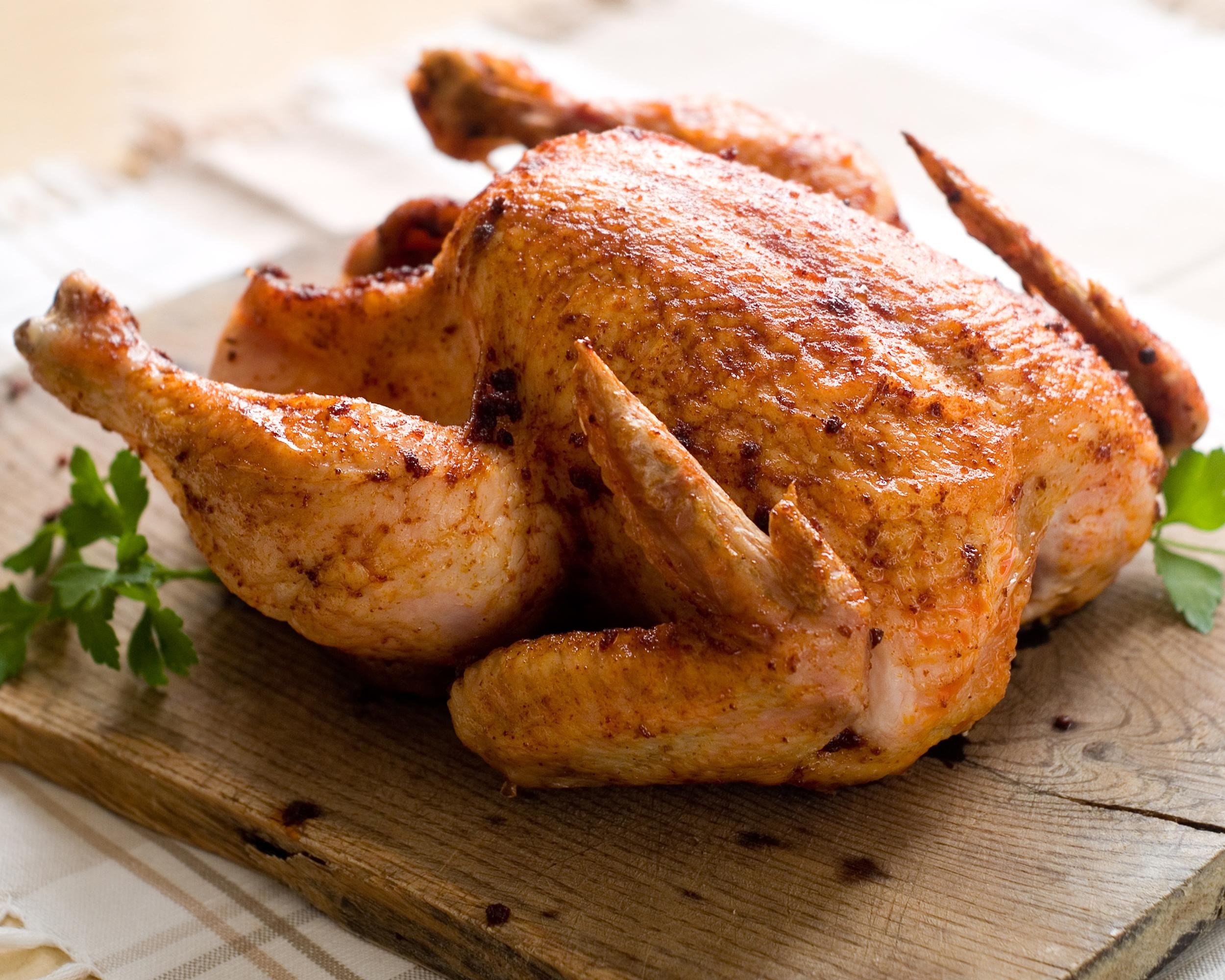 Roasted Chicken with Lemons and Thyme