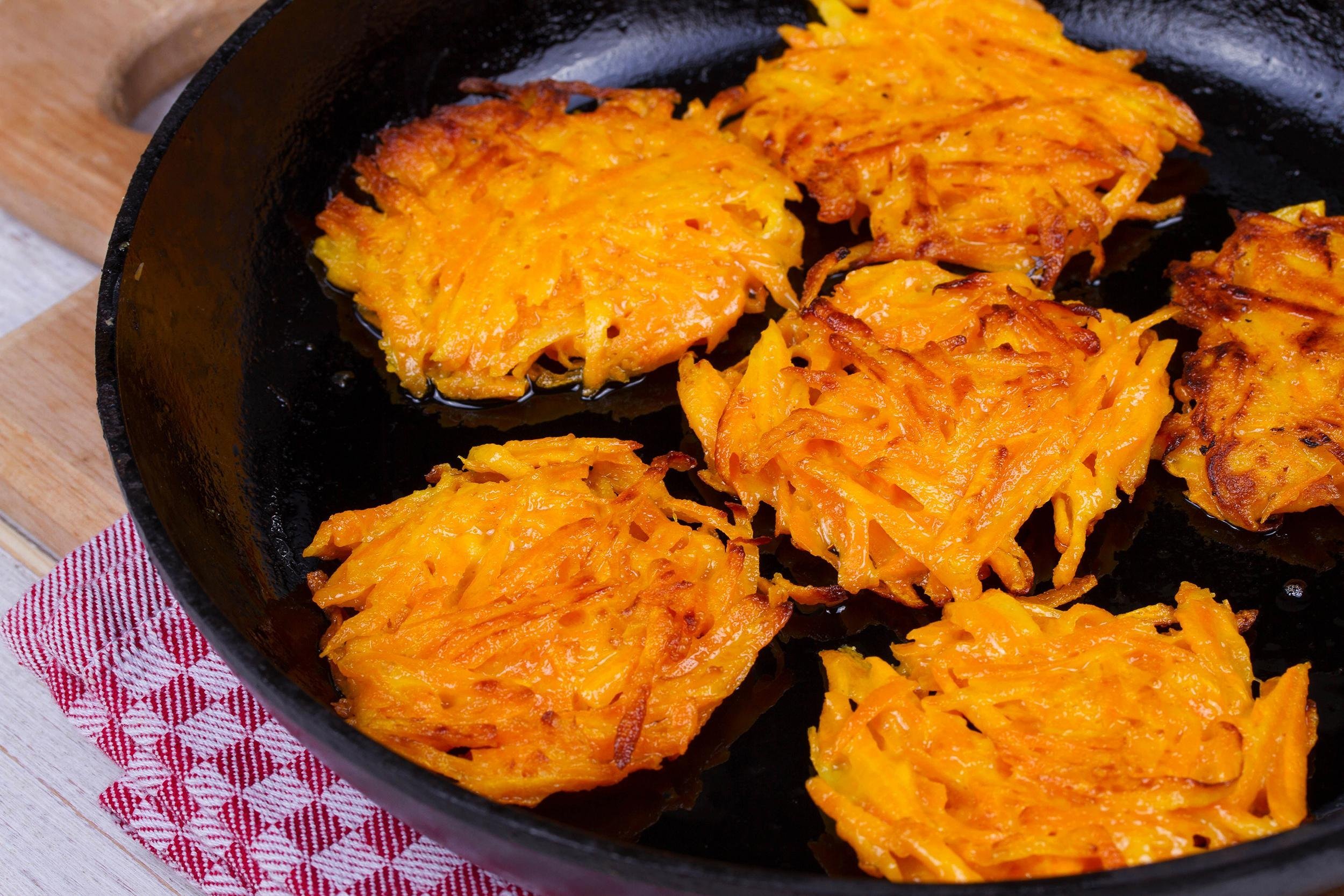Gingered Carrot Latkes
