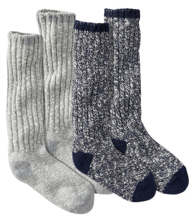 Women's Cotton Ragg Camp Socks, 2 ct.