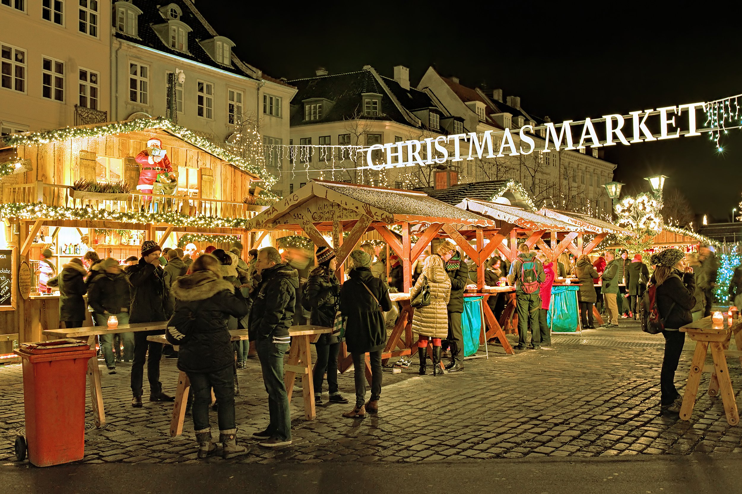 Christmas Market in Copenhagen, Denmark