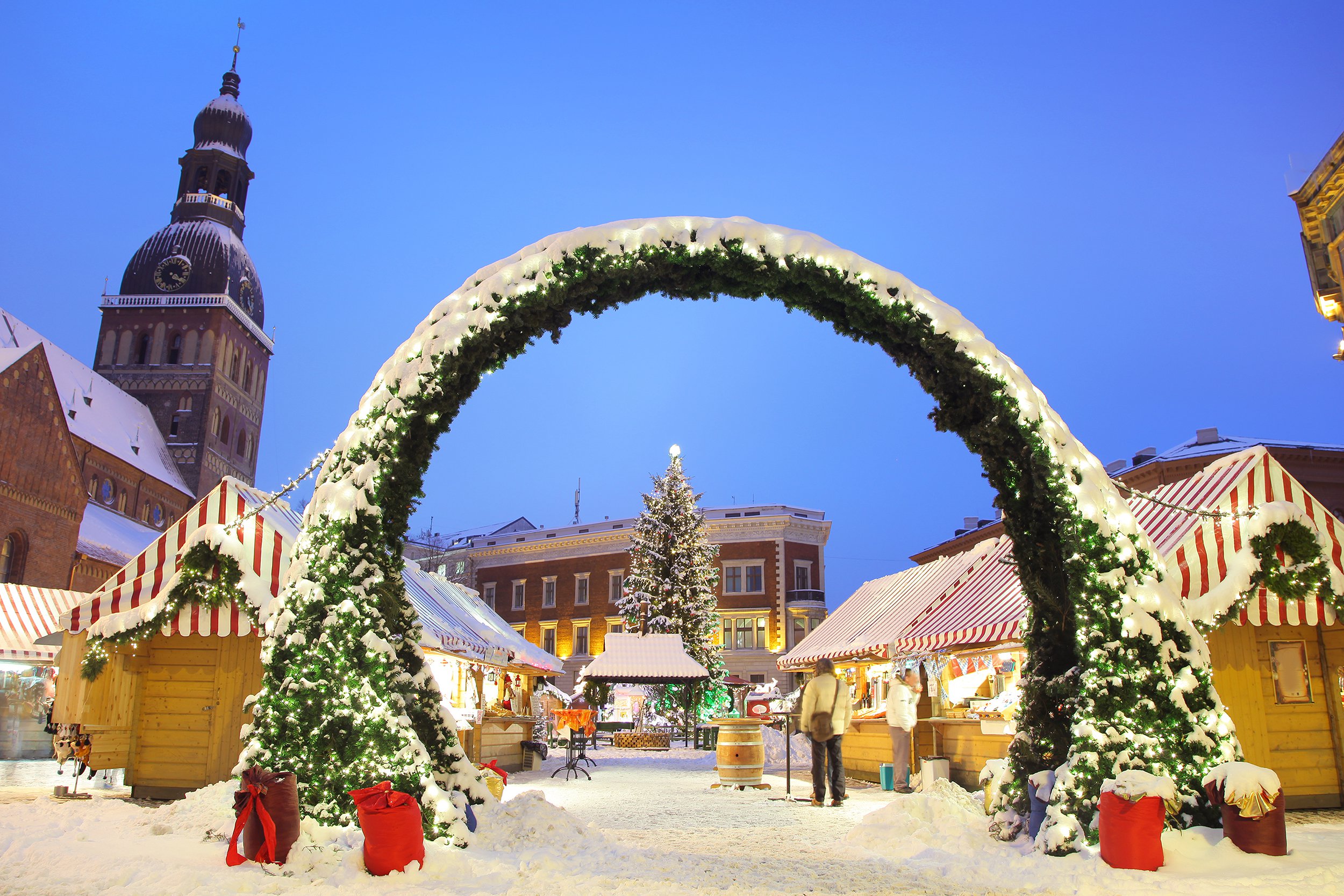 Christmas Market in Riga, Latvia