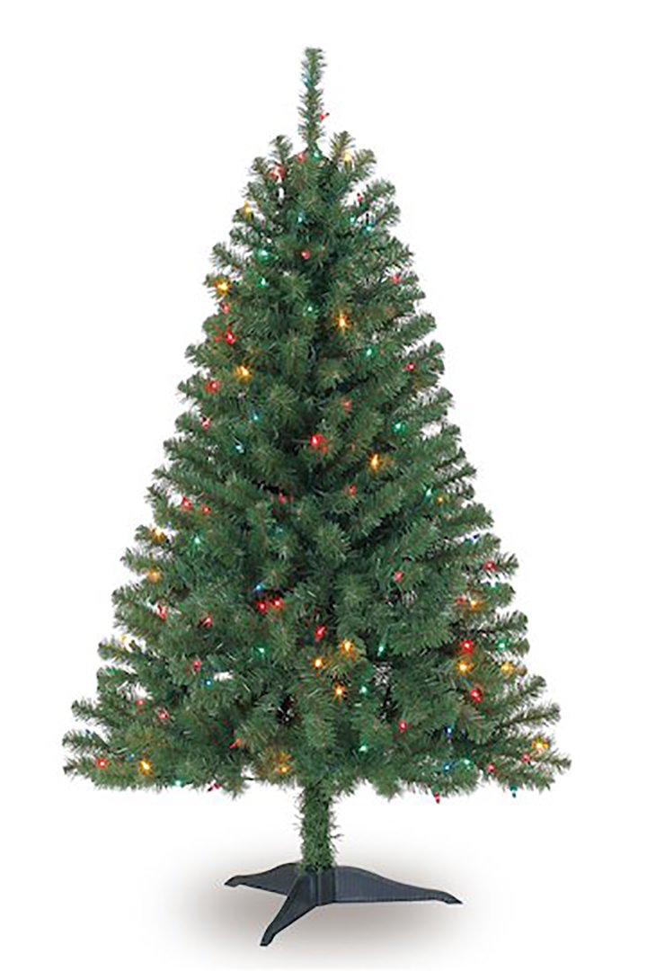 4-Foot Pre-Lit Hillside Pine