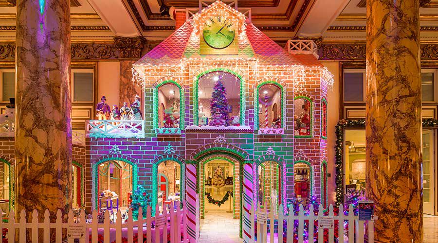 gingerbread house at Fairmont San Francisco