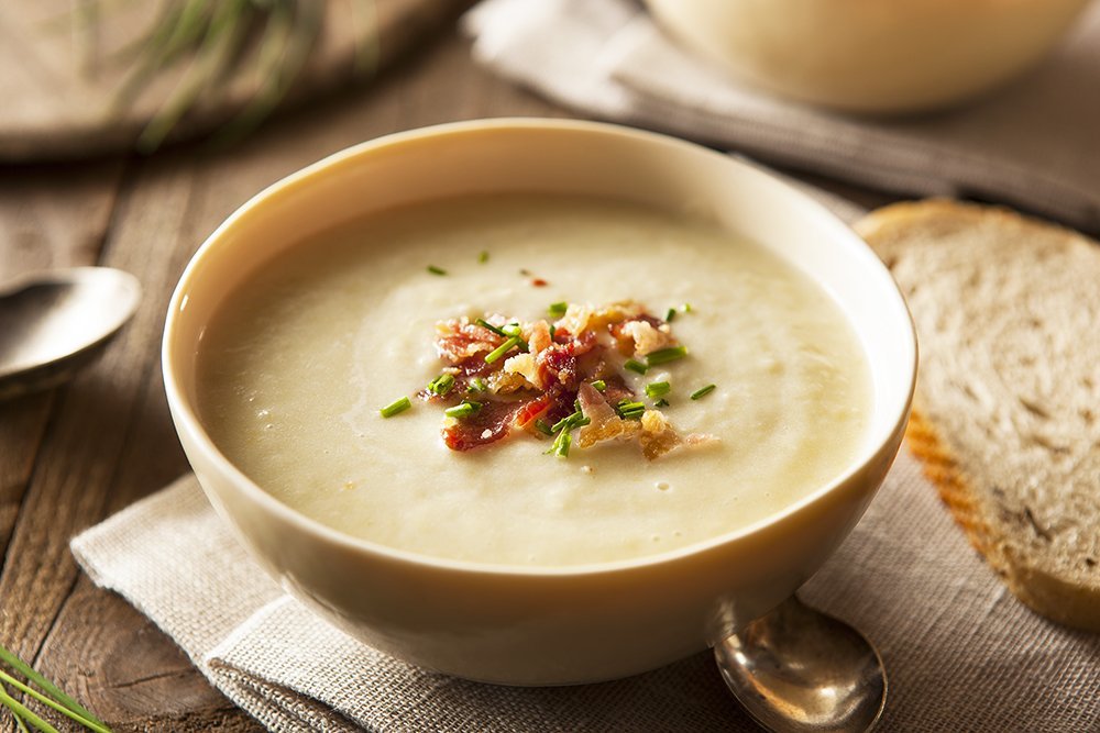 Dairy Free Creamy Potato Leek Soup