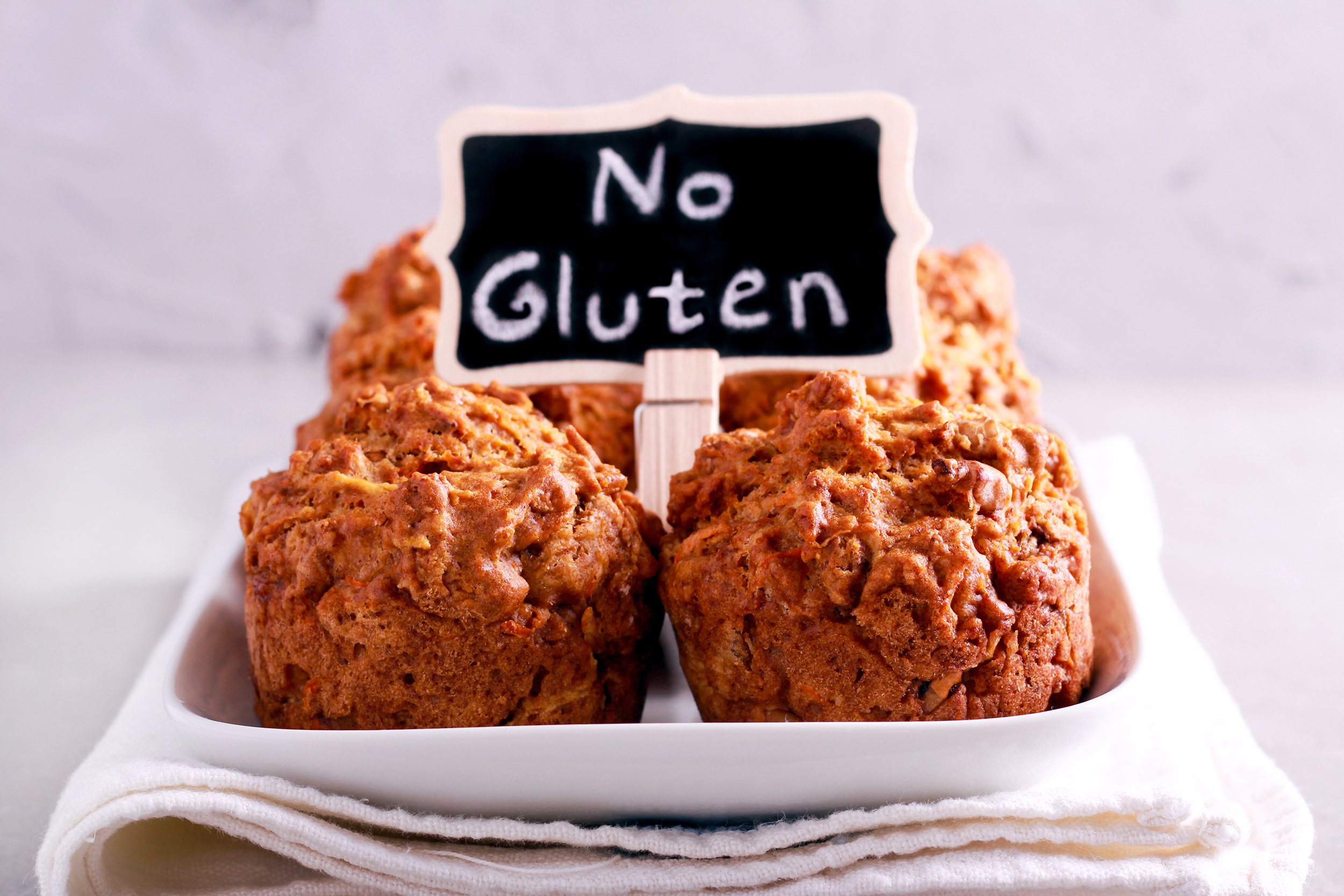 no gluten muffins on plate