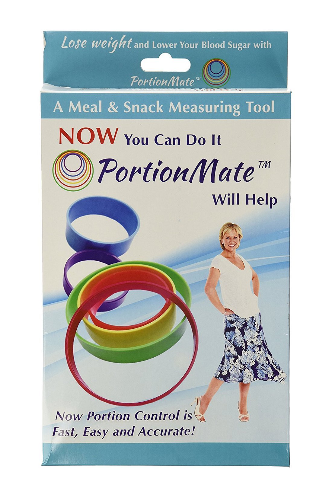 PortionMate Meal Portion Control Rings and Nutrition Tool