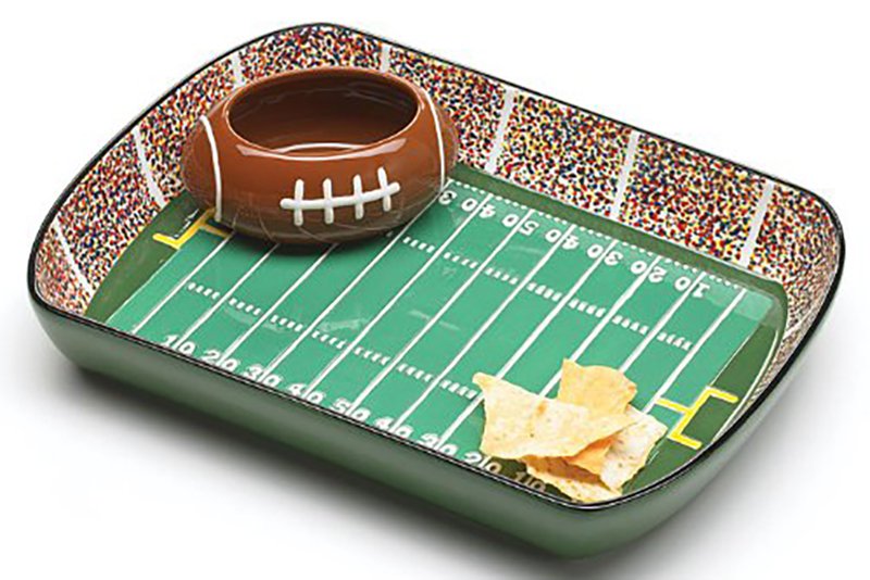 Burton & Burton Football Stadium Chip And Dip Sports Serving Set