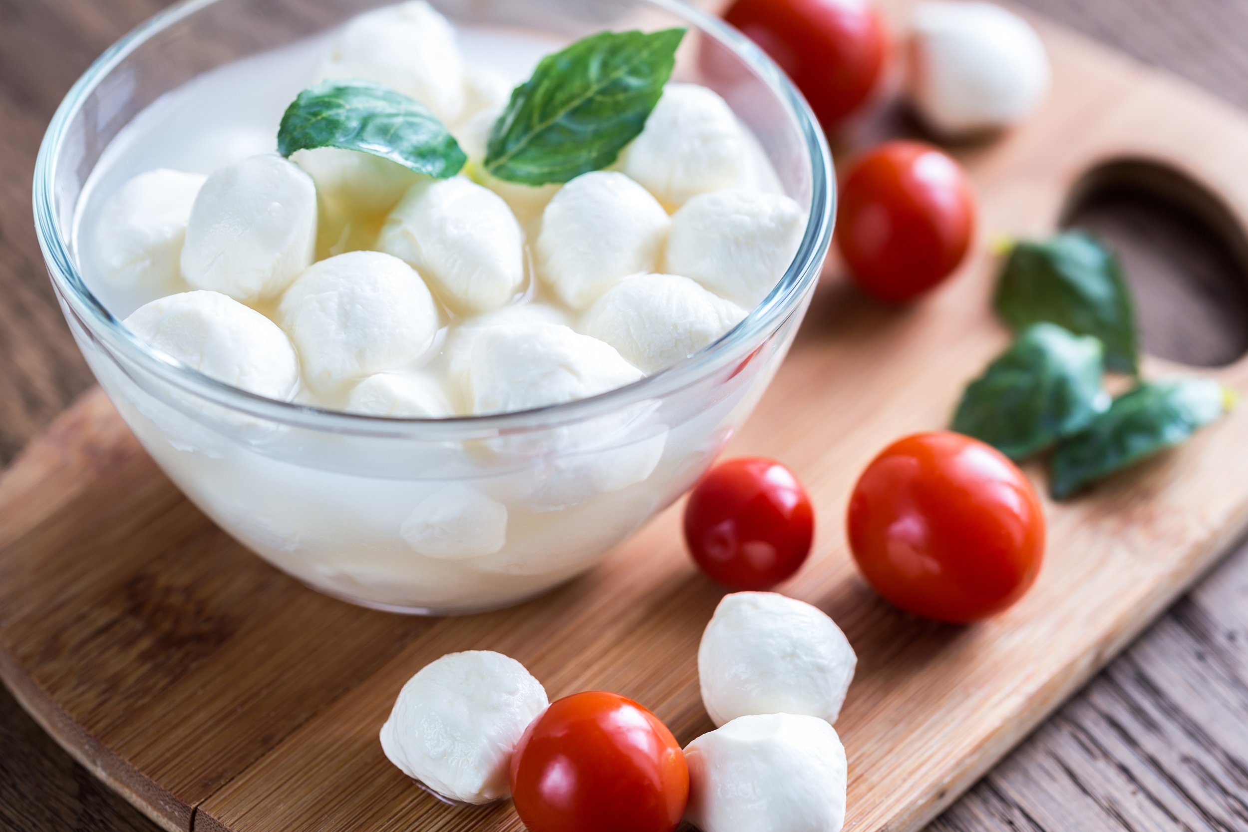 fresh mozzarella balls