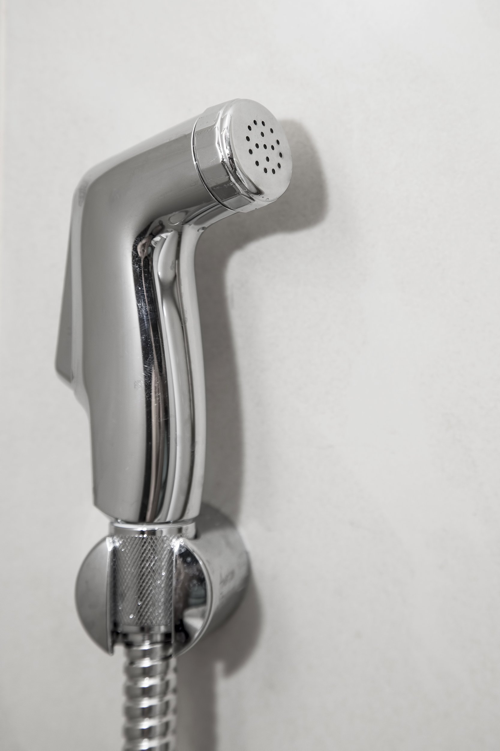 bidet shower on the wall