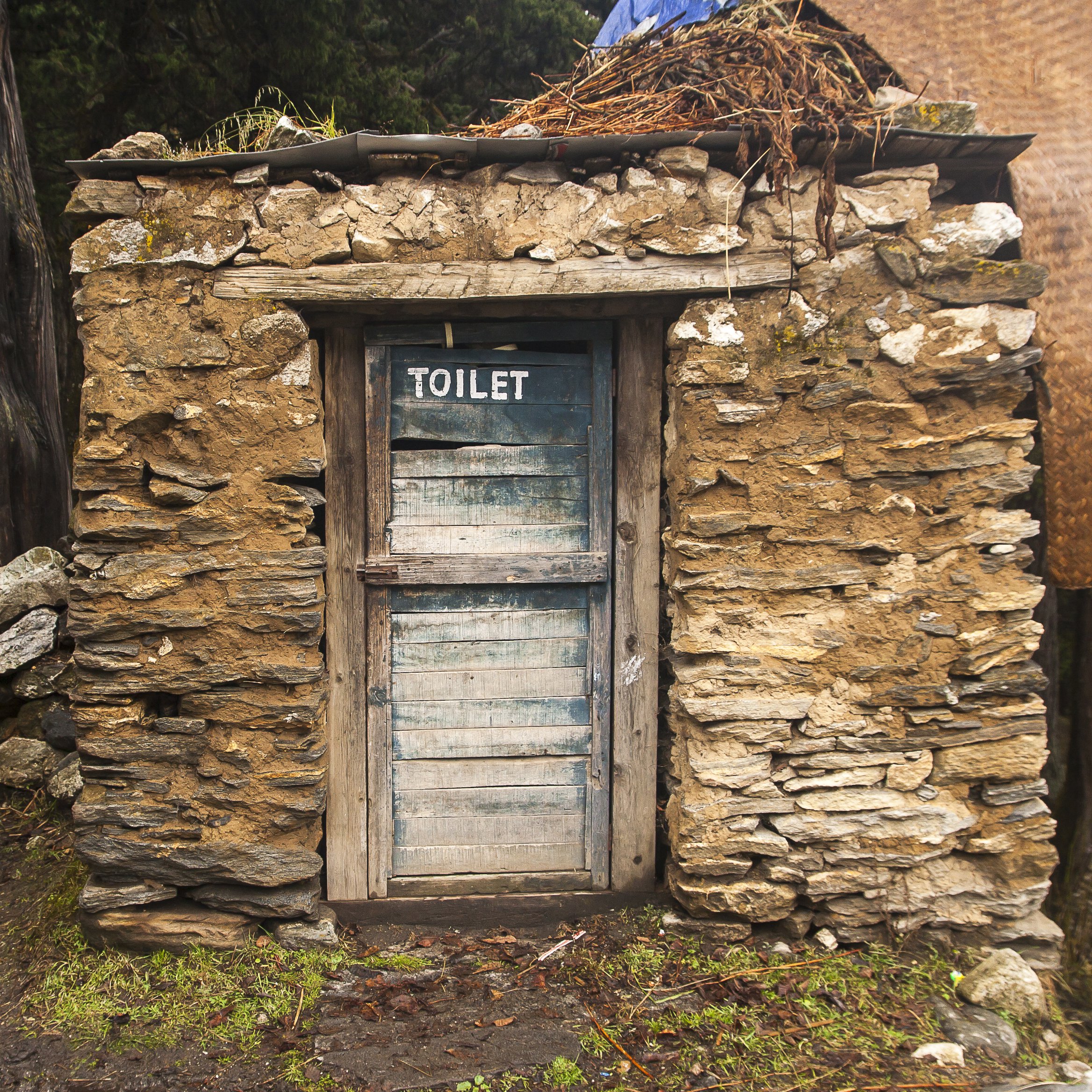 toilets in the Himalayas in Pangboche