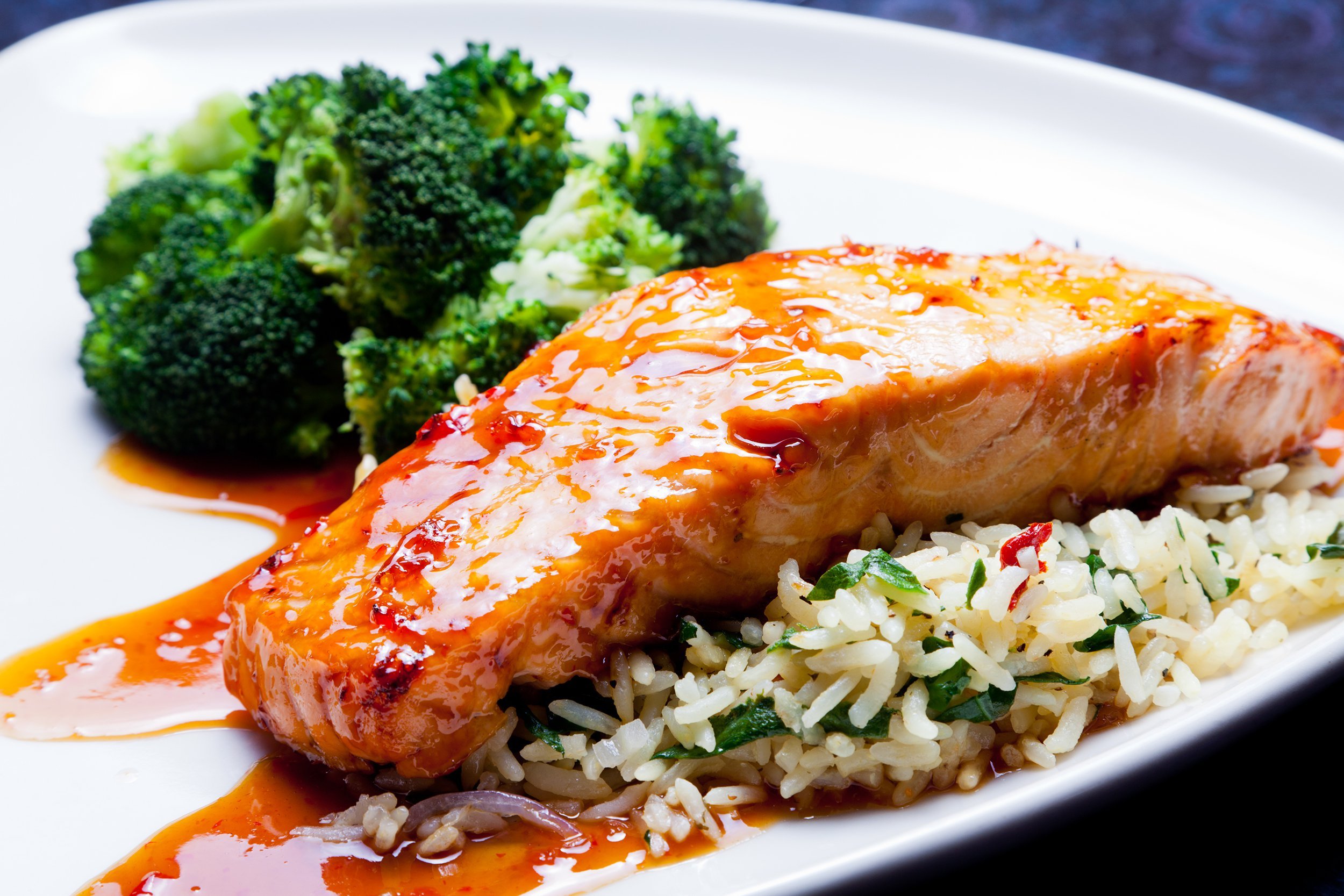 Spicy Maple-Glazed Salmon