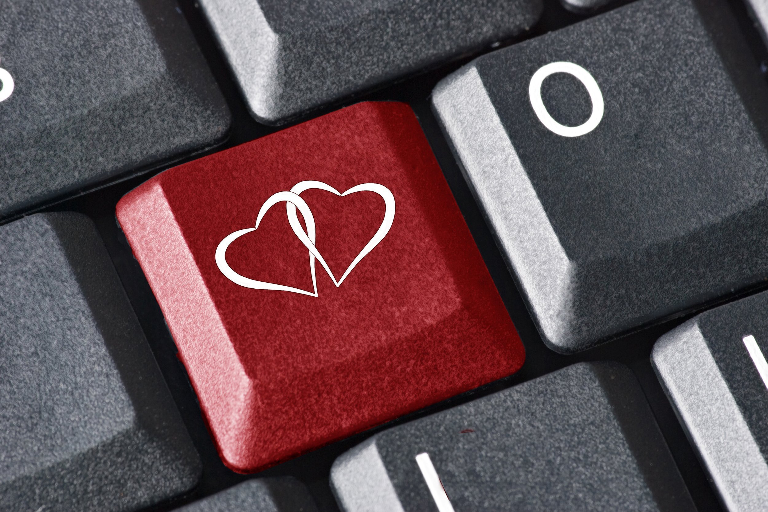 heart key on keyboard