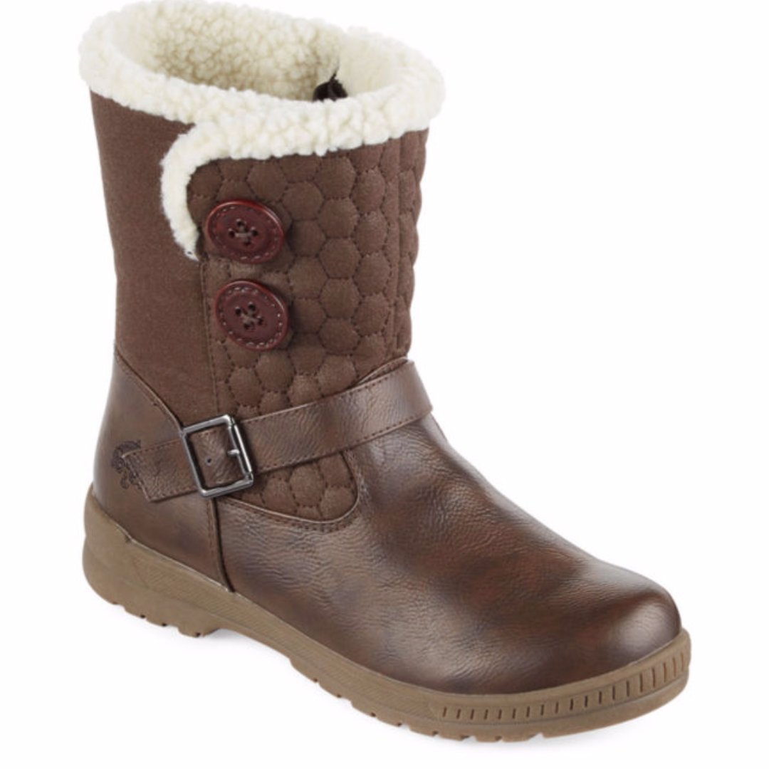 Totes Jennifer Short Quilted Winter Boots
