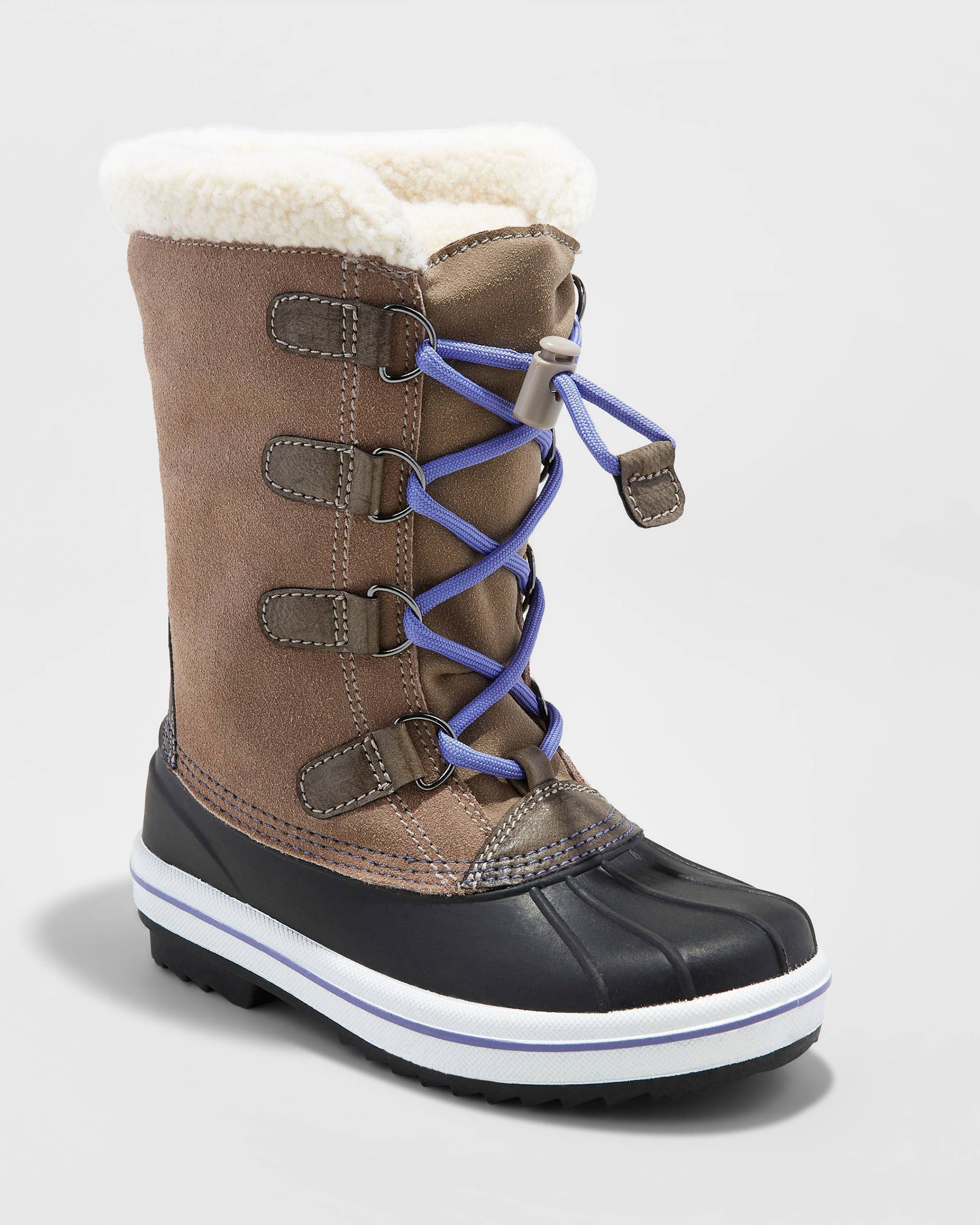 Girls' Cat & Jack Sherpa Winter Boots