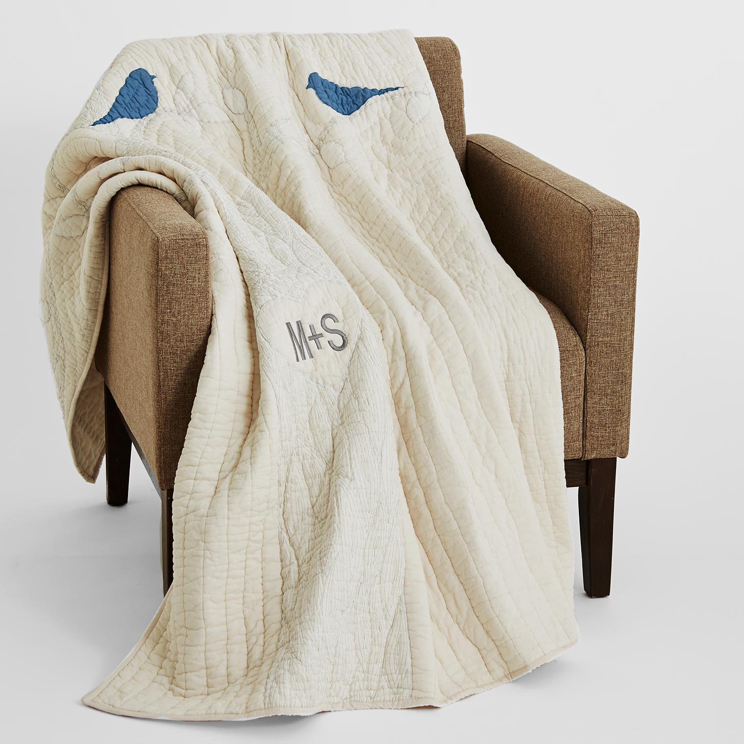 Couples Quilted Throw