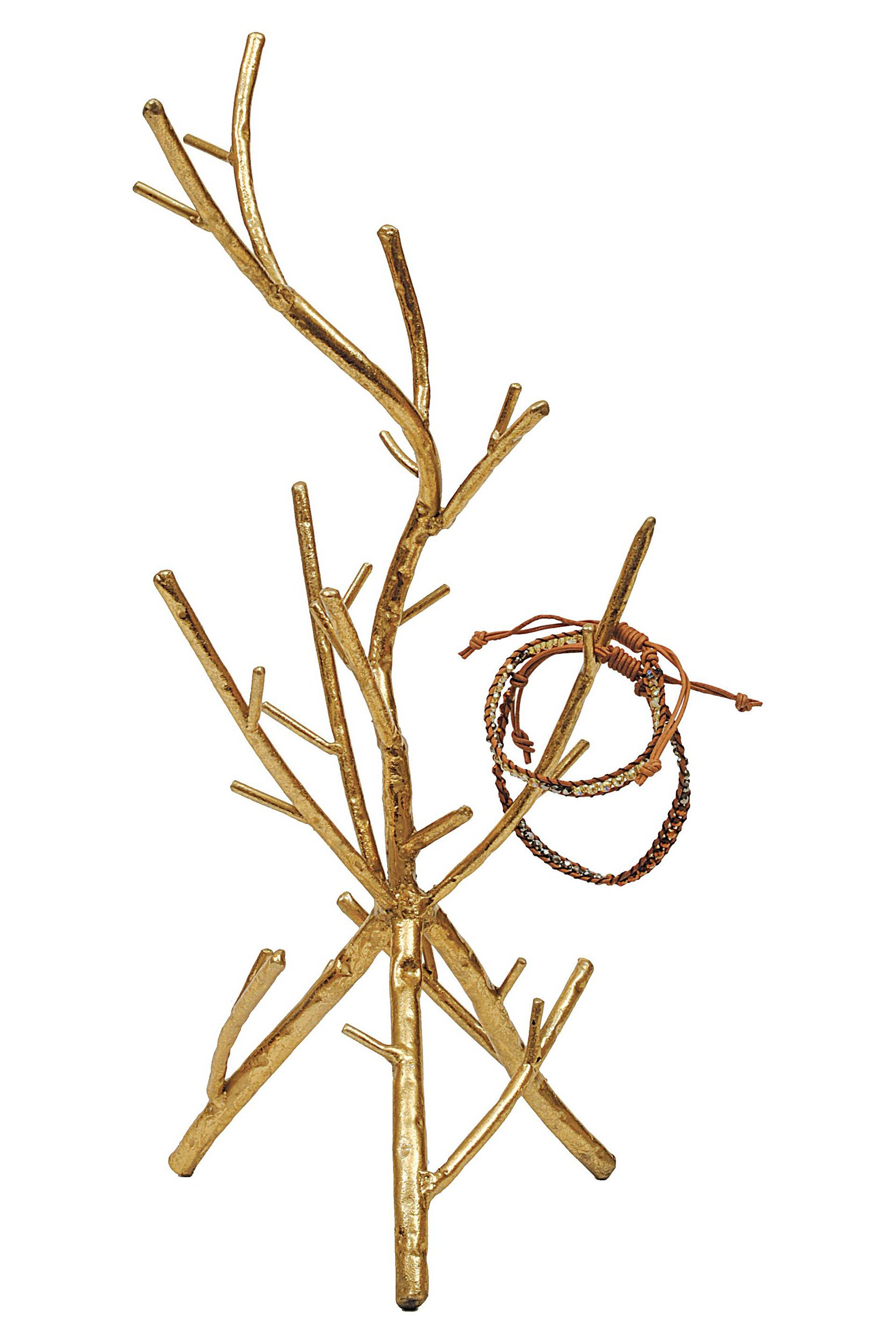 Golden Branch Jewelry Stand