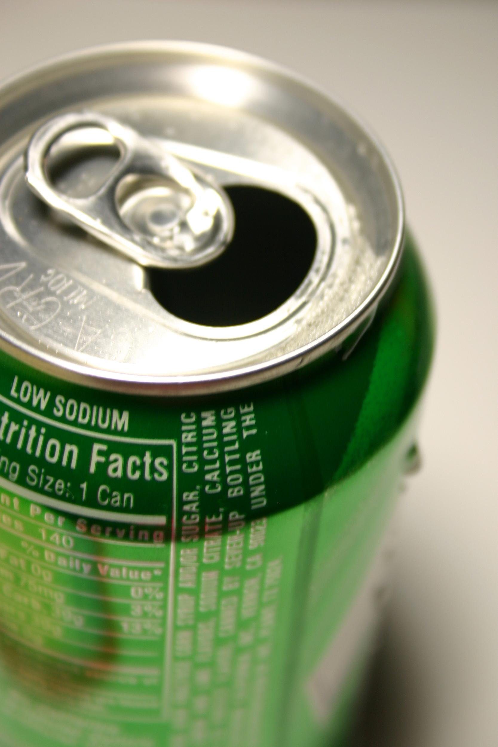 can of soda