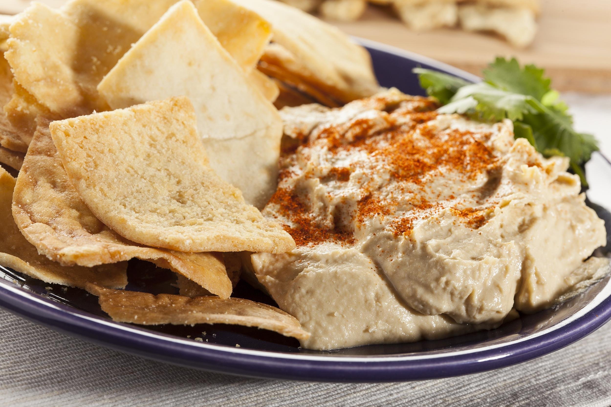 Hummus and Pita Chips