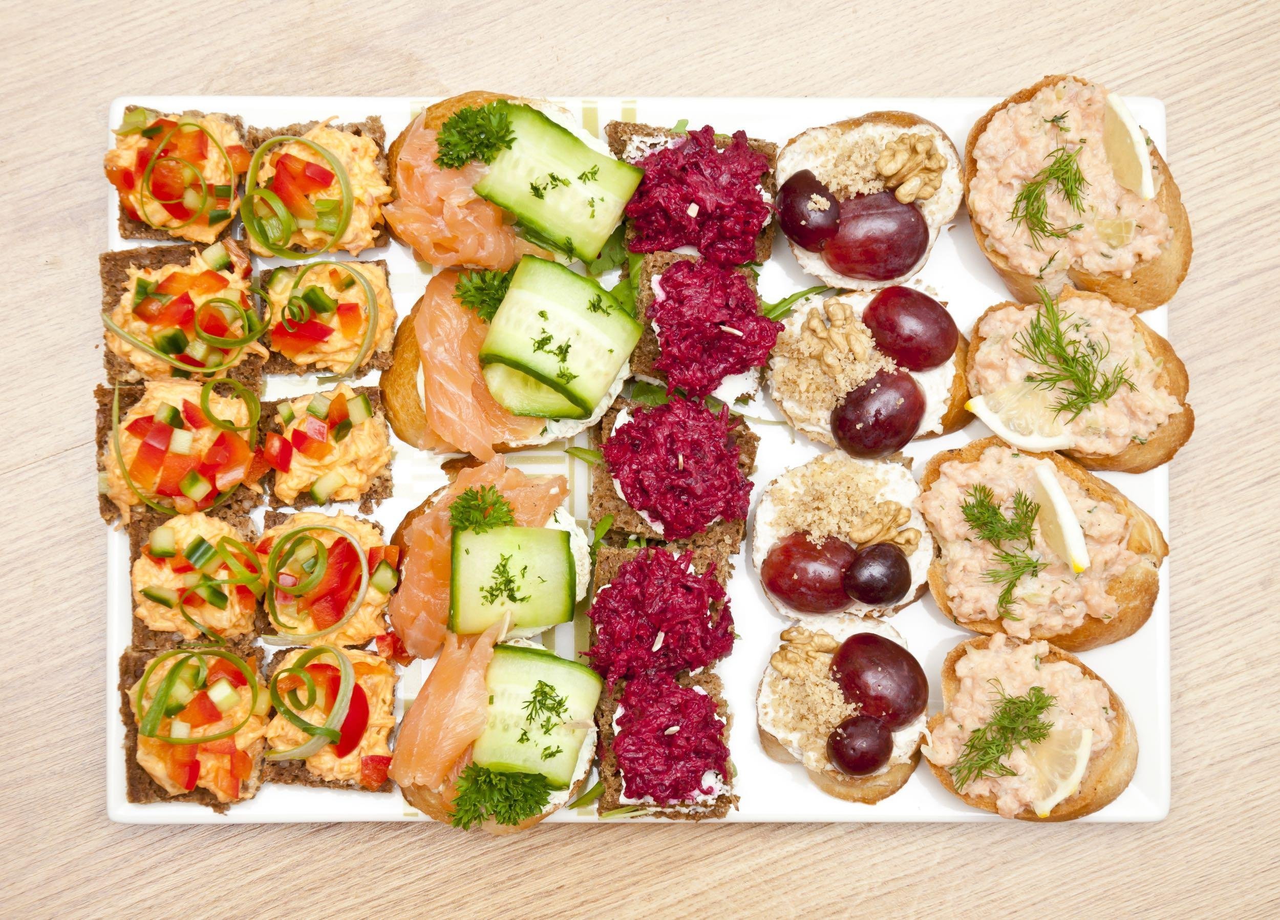 variations of finger food