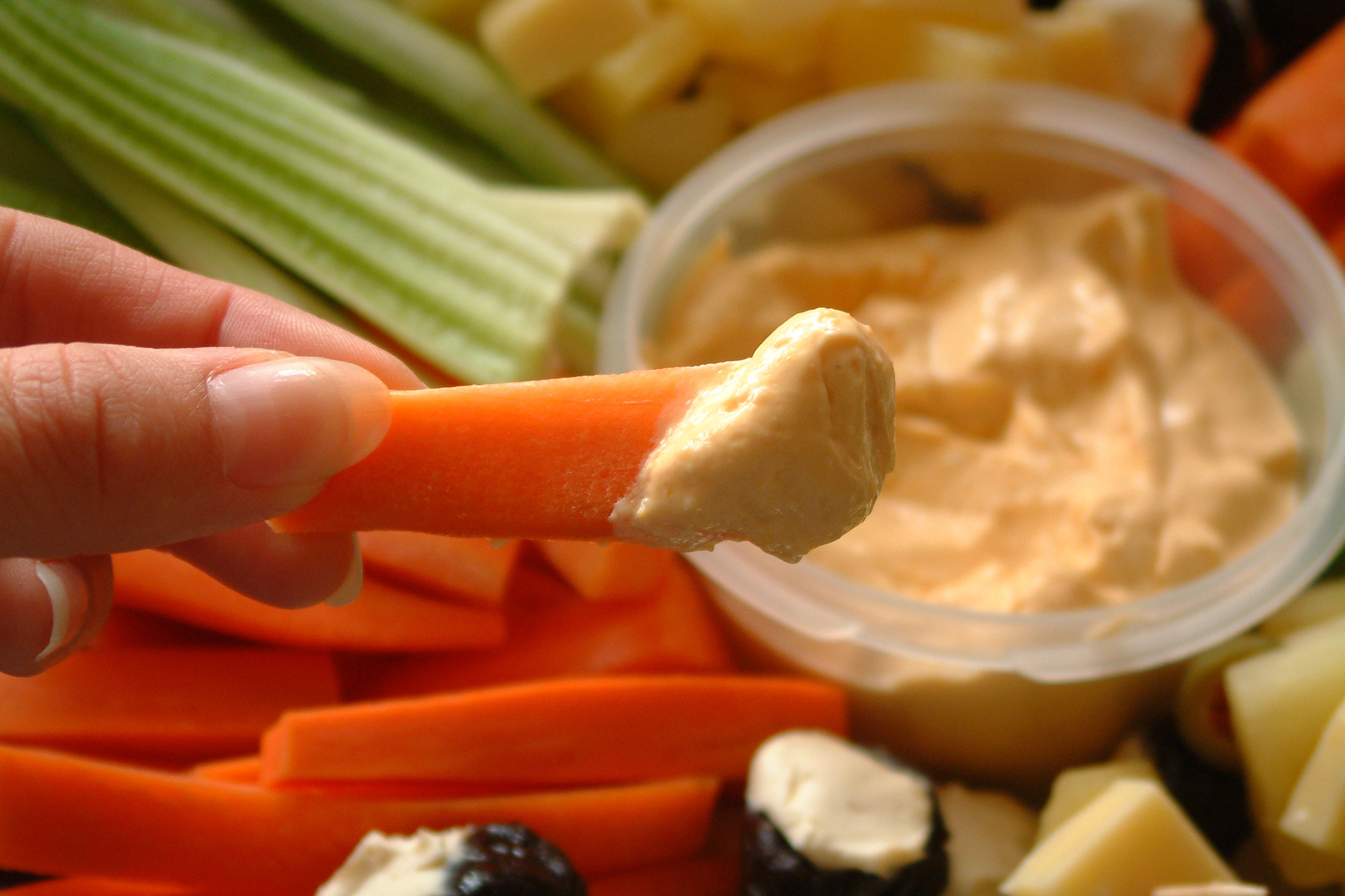 Chipotle Yogurt Dip and Carrot Chips