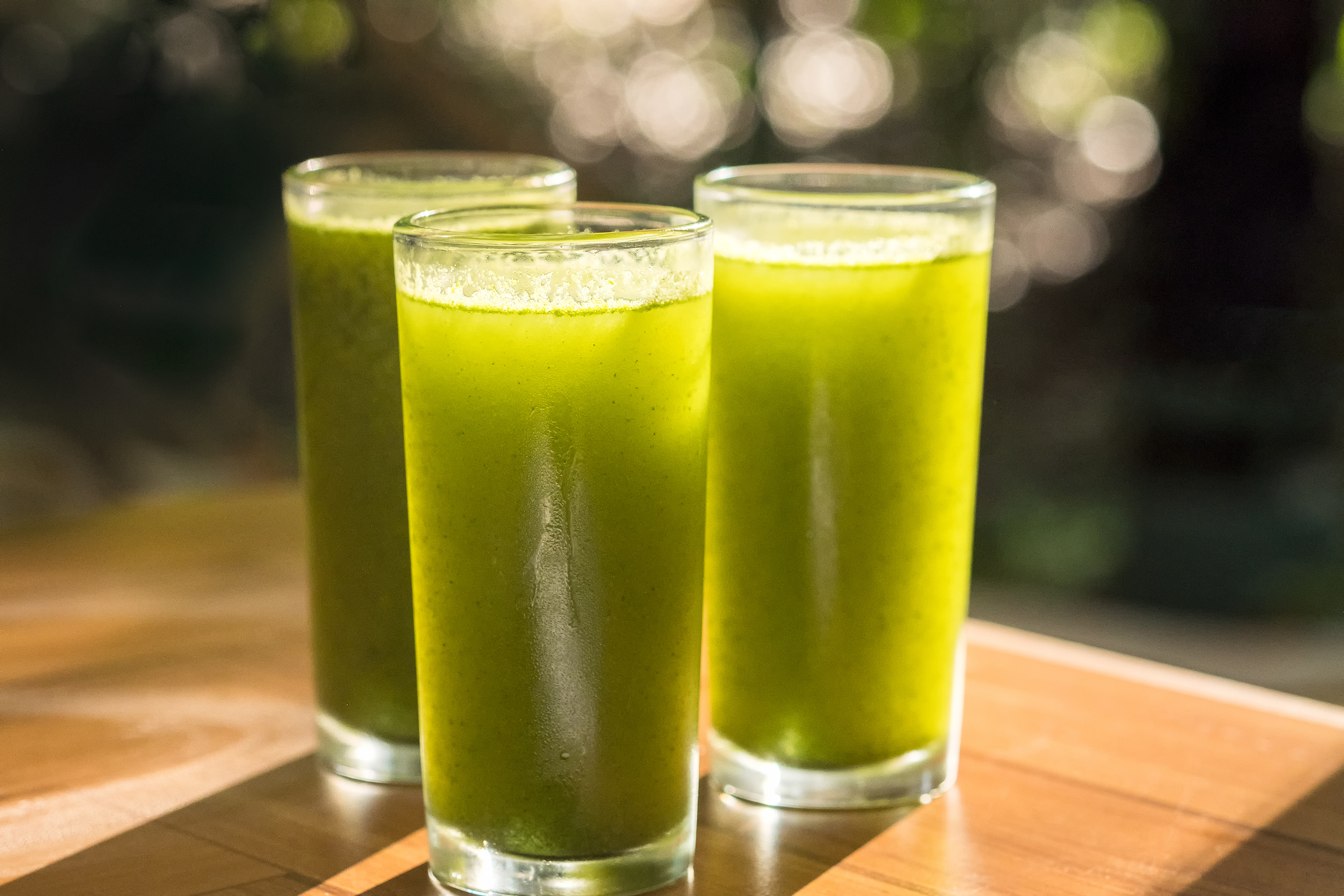 Healthy green juices