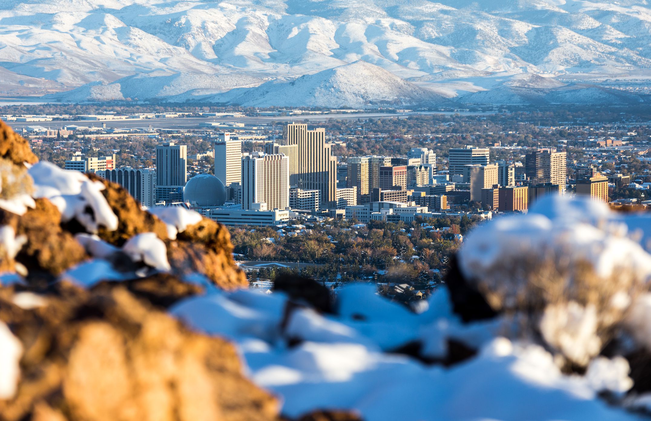 Reno, Nevada hidden gem in the mountains with all kinds of seasons