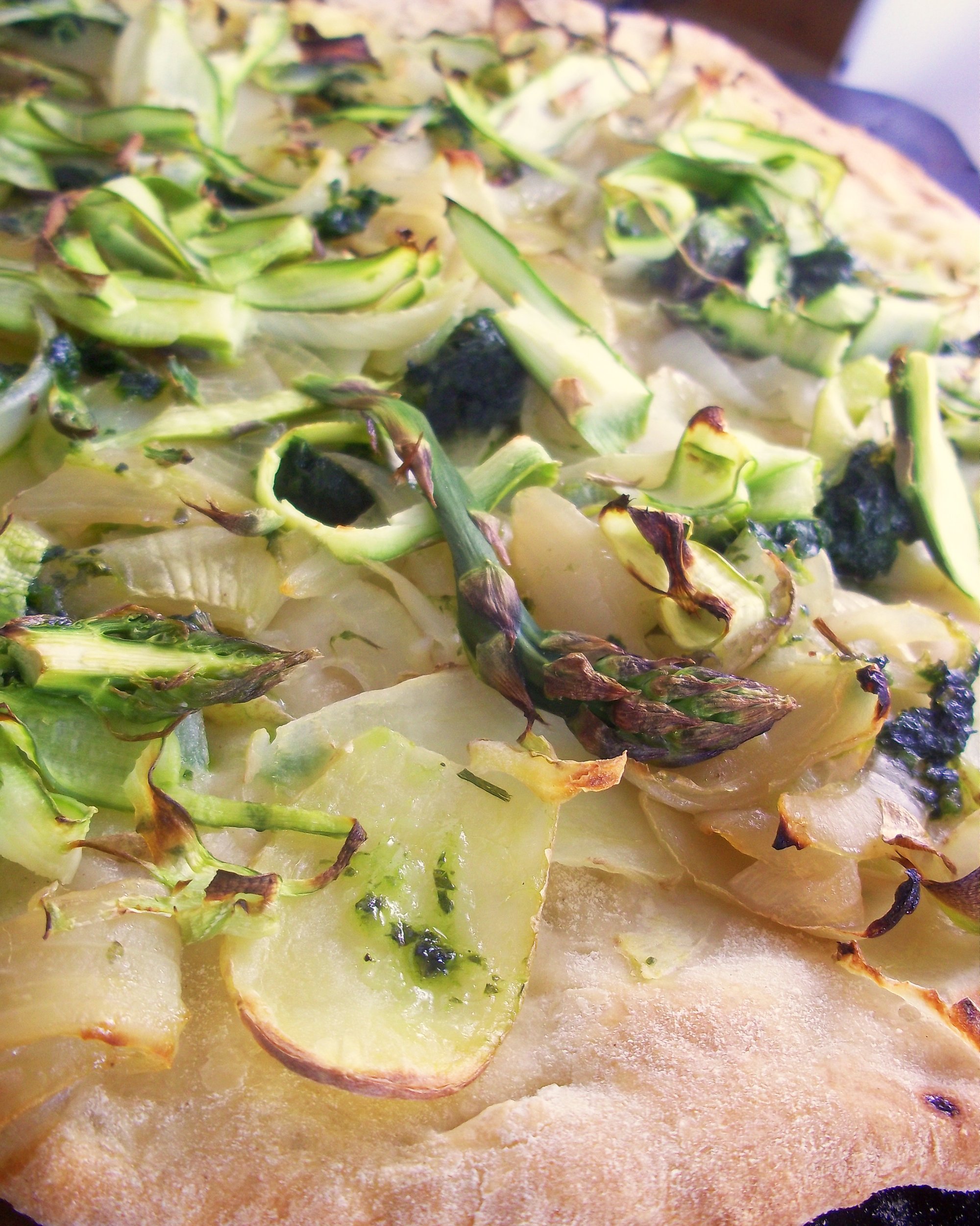 No-Cheese Pizza